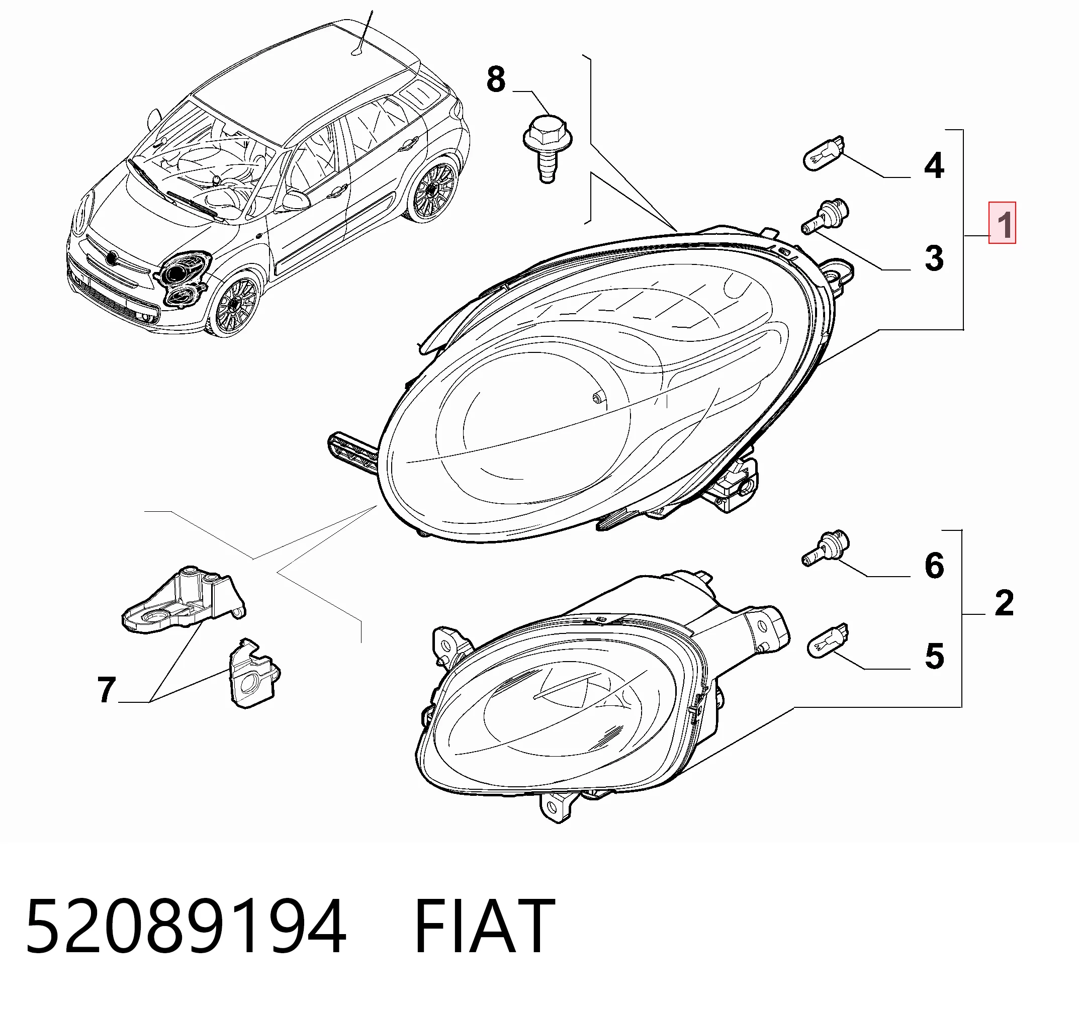 52089194 Fiat/Alfa/Lancia
