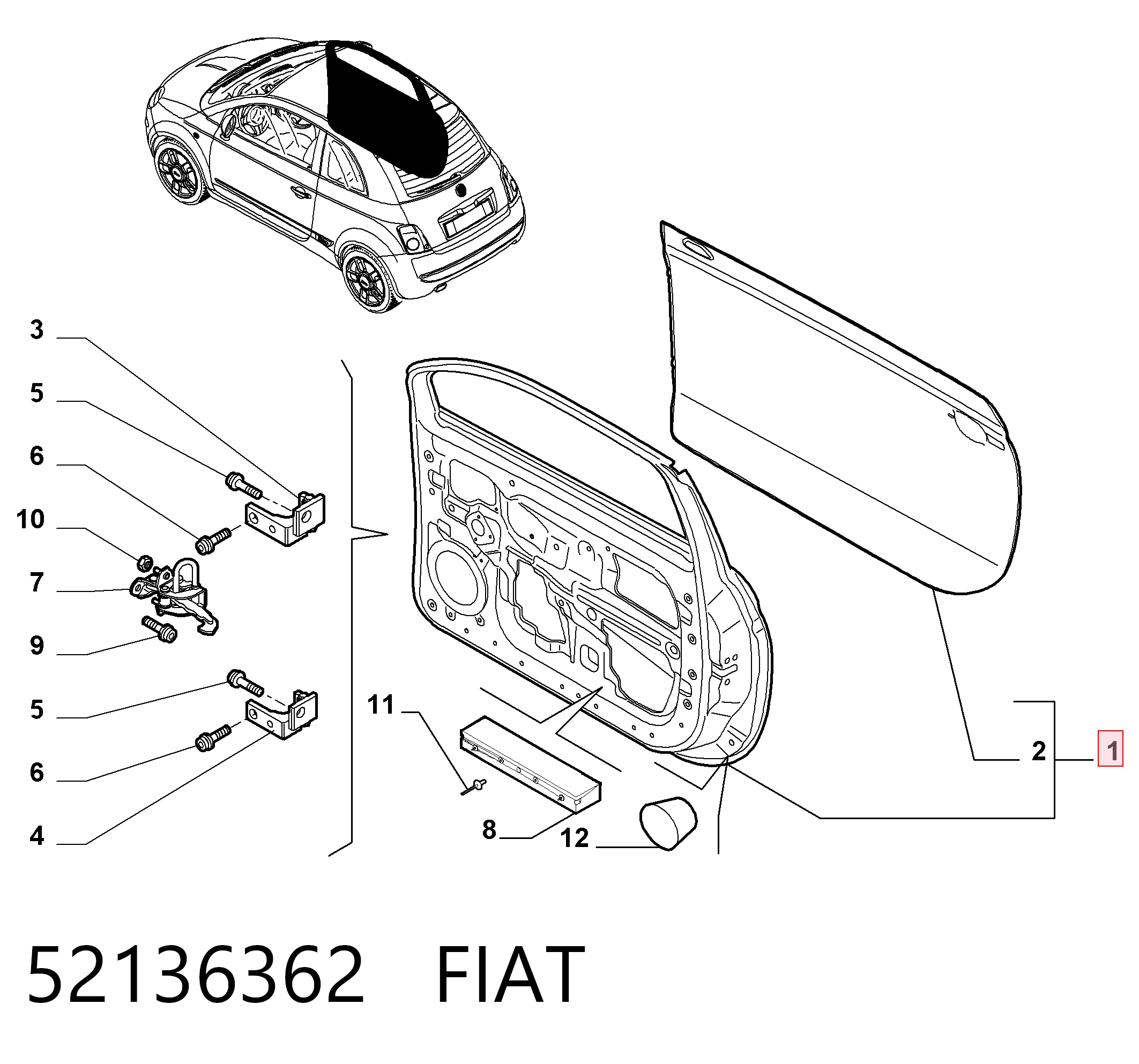 52136362 Fiat/Alfa/Lancia