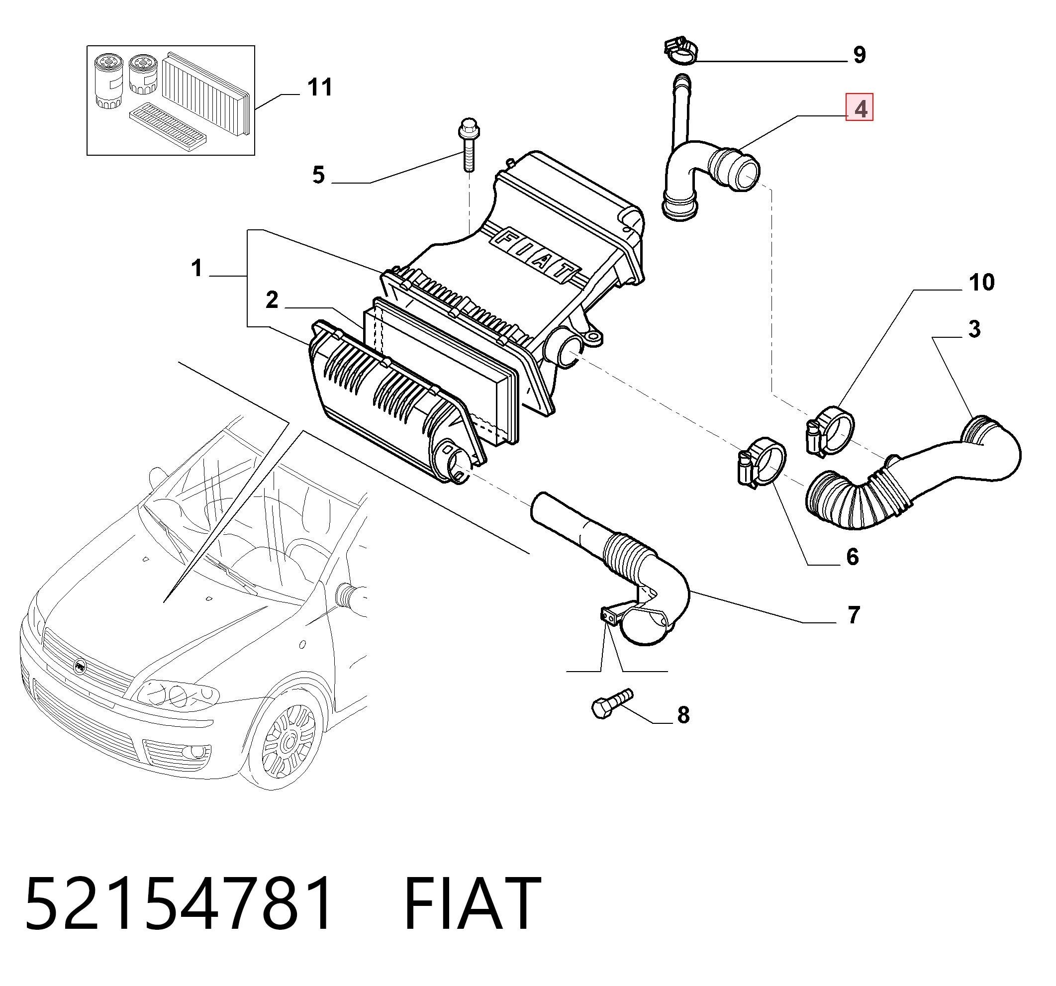 52154781 Fiat/Alfa/Lancia