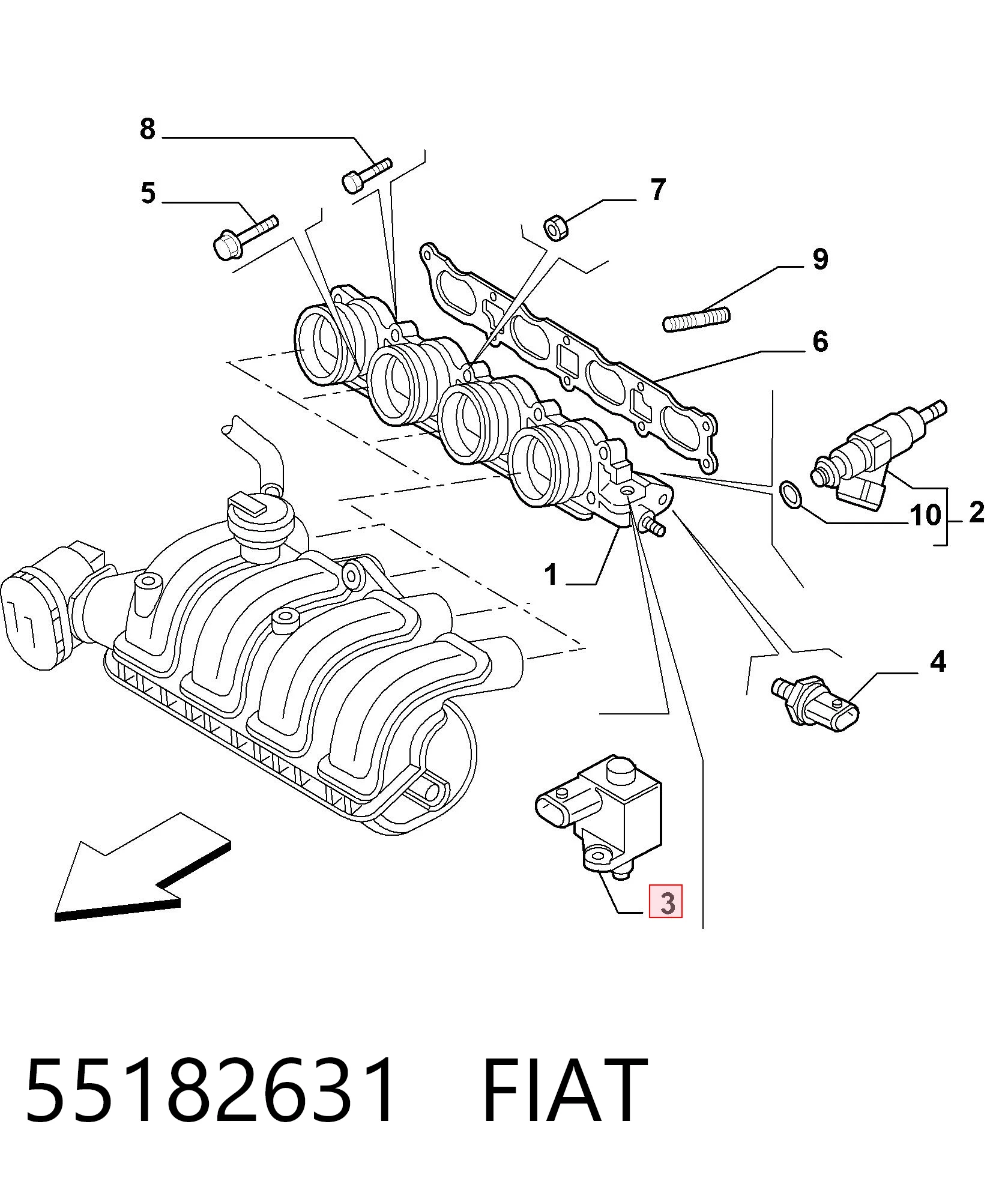 55182631 Fiat/Alfa/Lancia