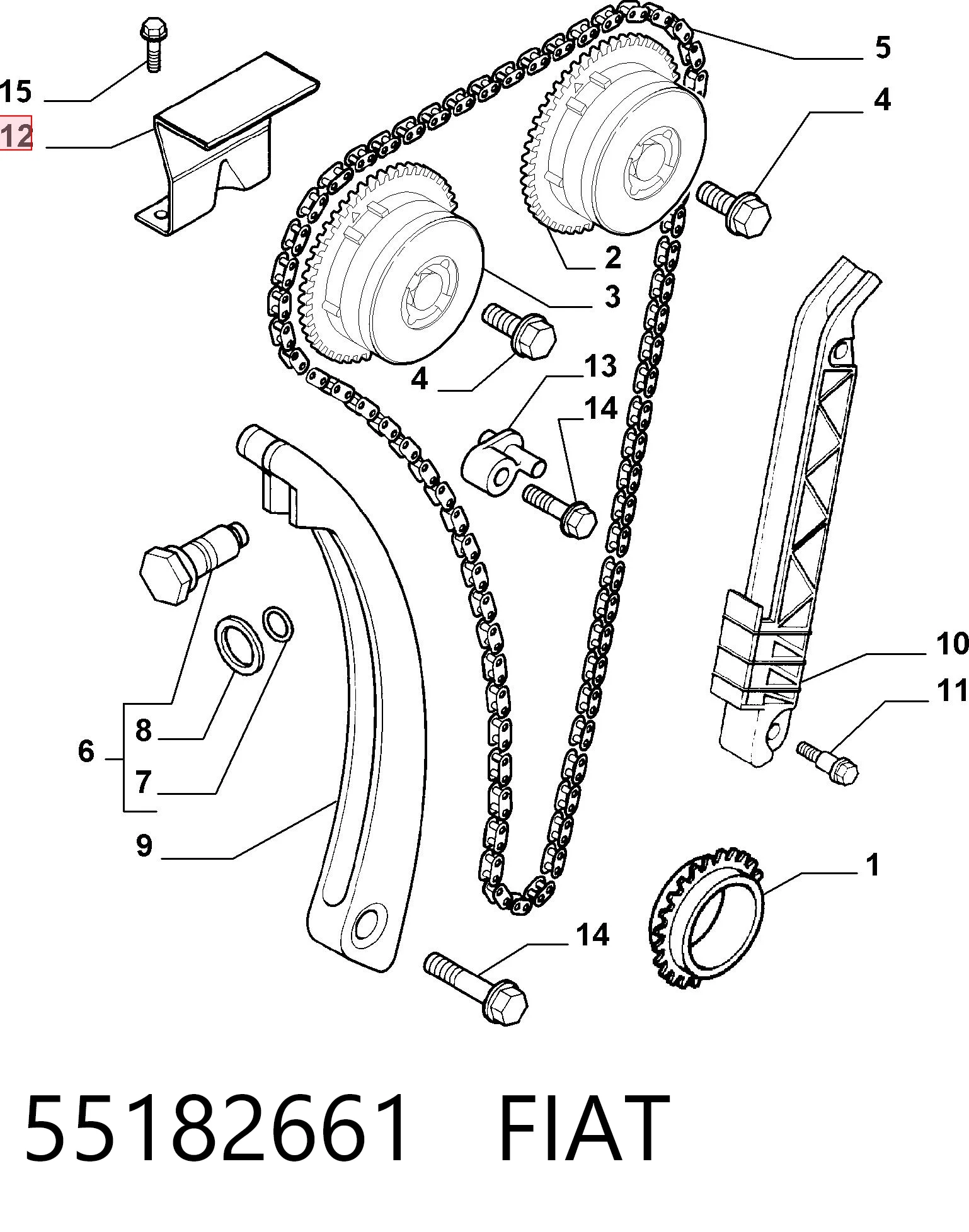55182661 Fiat/Alfa/Lancia
