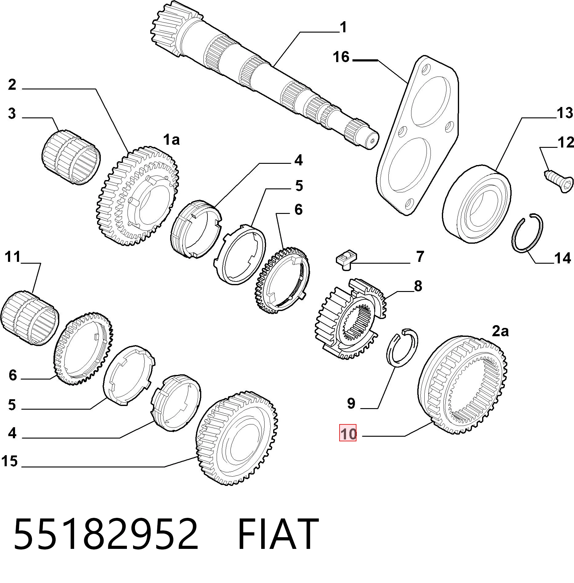 55182952 Fiat/Alfa/Lancia