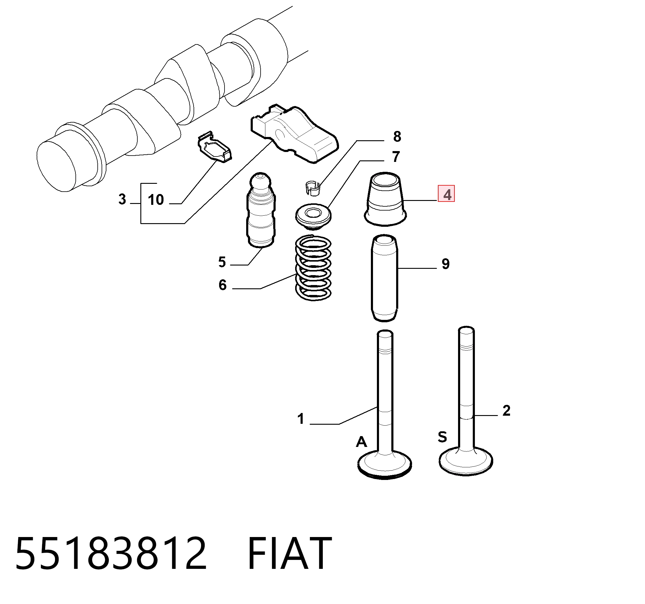 55183812 Fiat/Alfa/Lancia