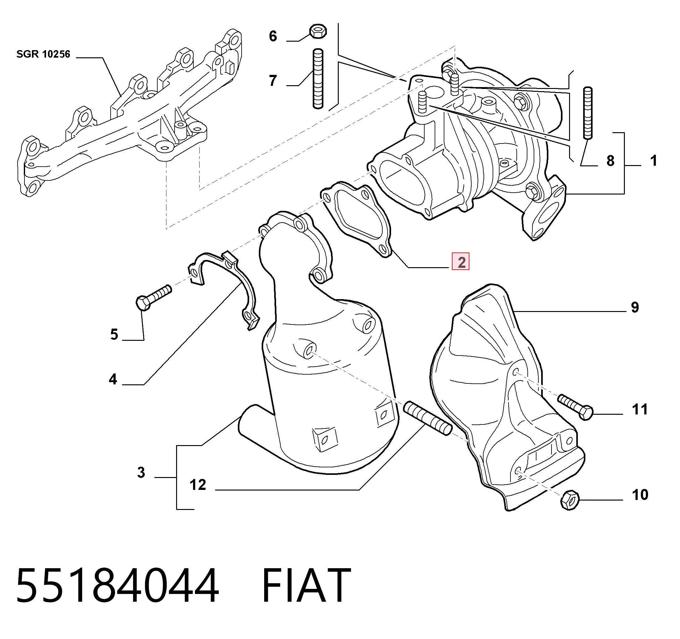 55184044 Fiat/Alfa/Lancia