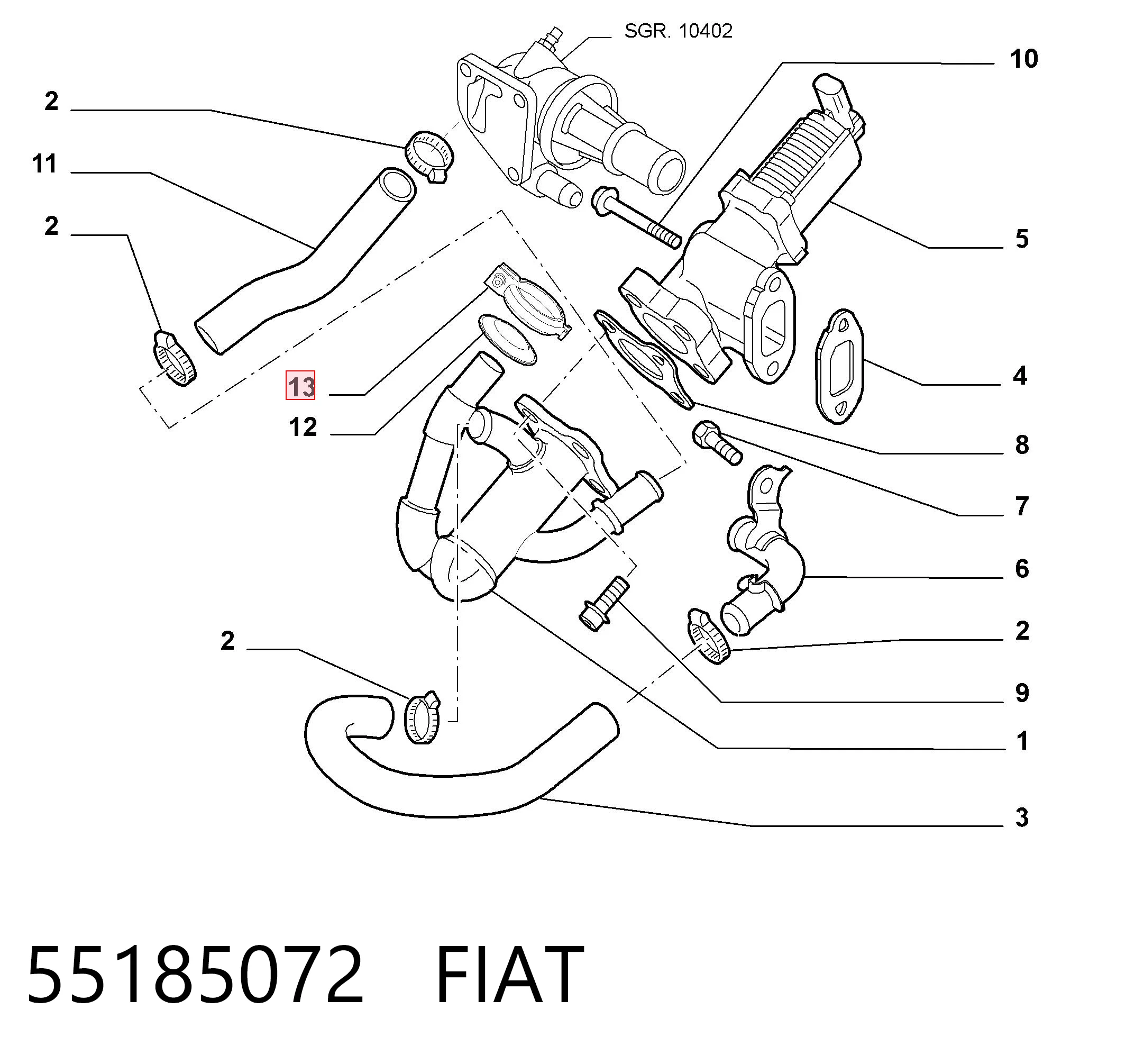 55185072 Fiat/Alfa/Lancia