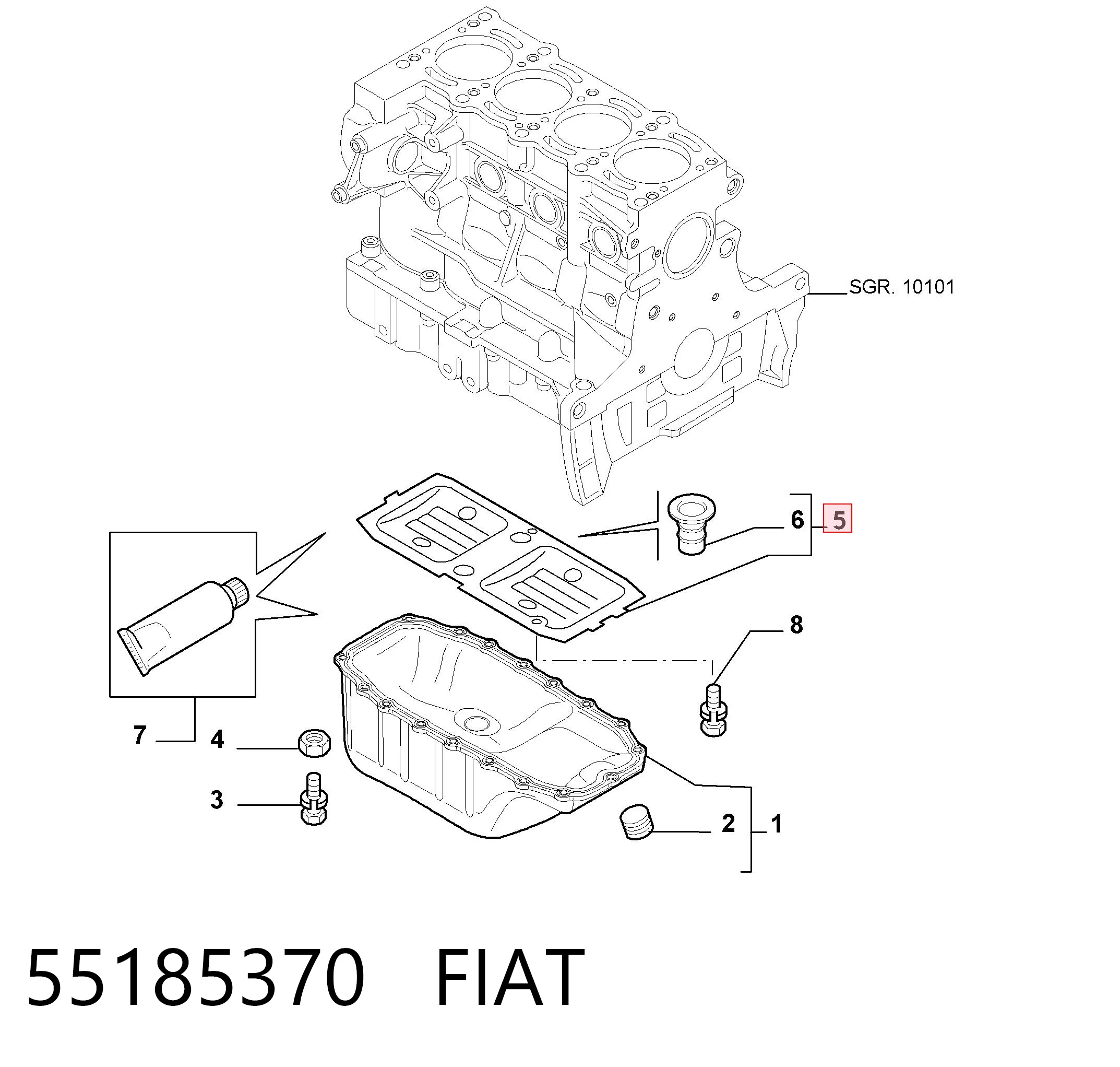55185370 Fiat/Alfa/Lancia