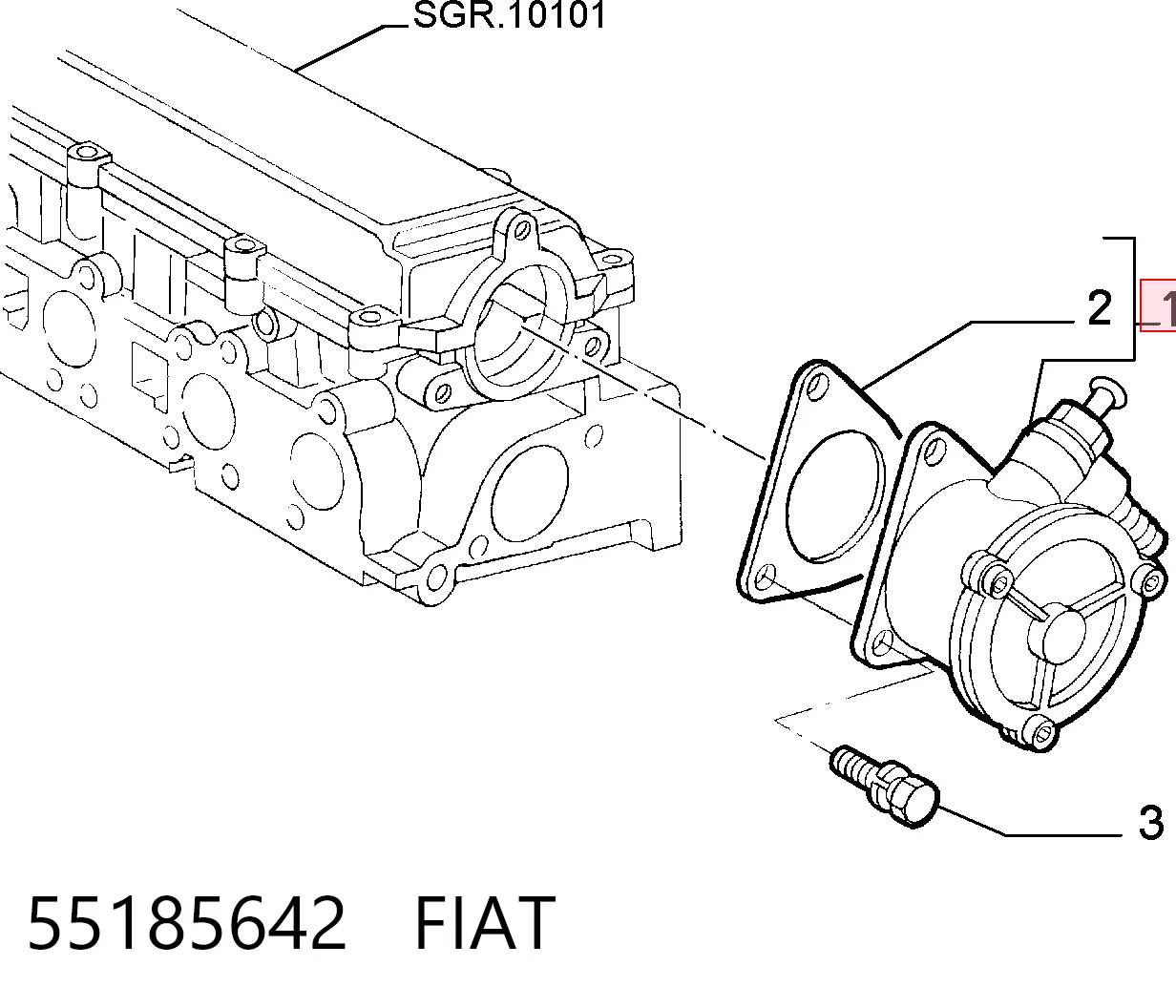 Bomba de vacío del sistema de frenado Fiat Stilo hatchback (192) (2001 - 2006) precio, desde 29,04 EUR