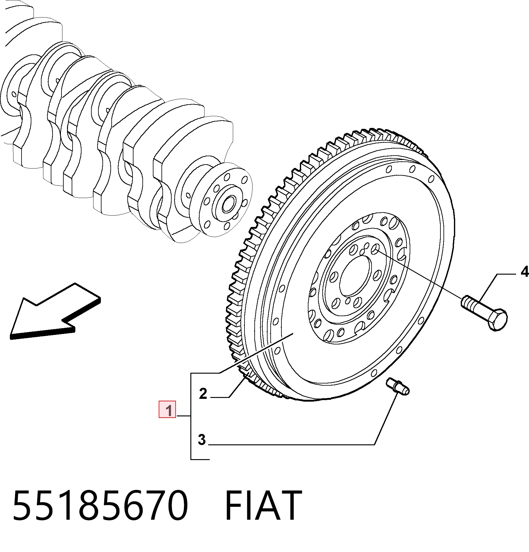 Volante bimasa para Fiat Bravo  (182)