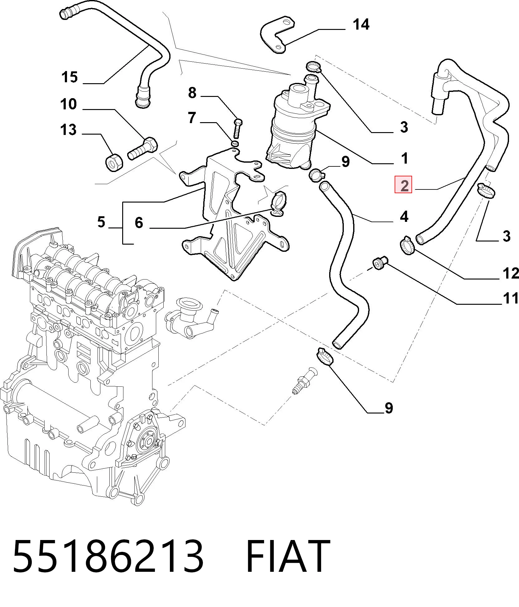 55186213 Fiat/Alfa/Lancia