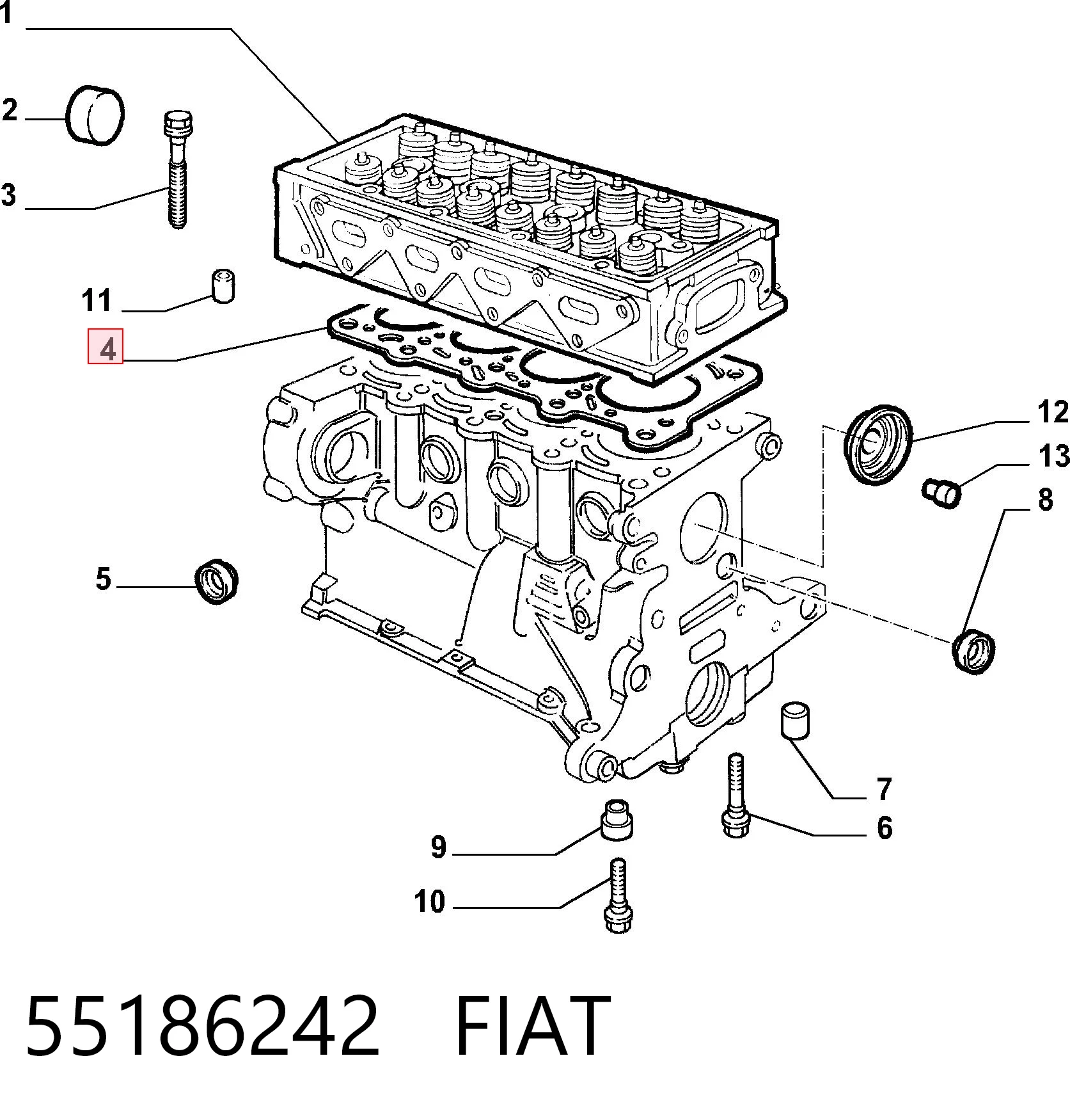 55186242 Fiat/Alfa/Lancia