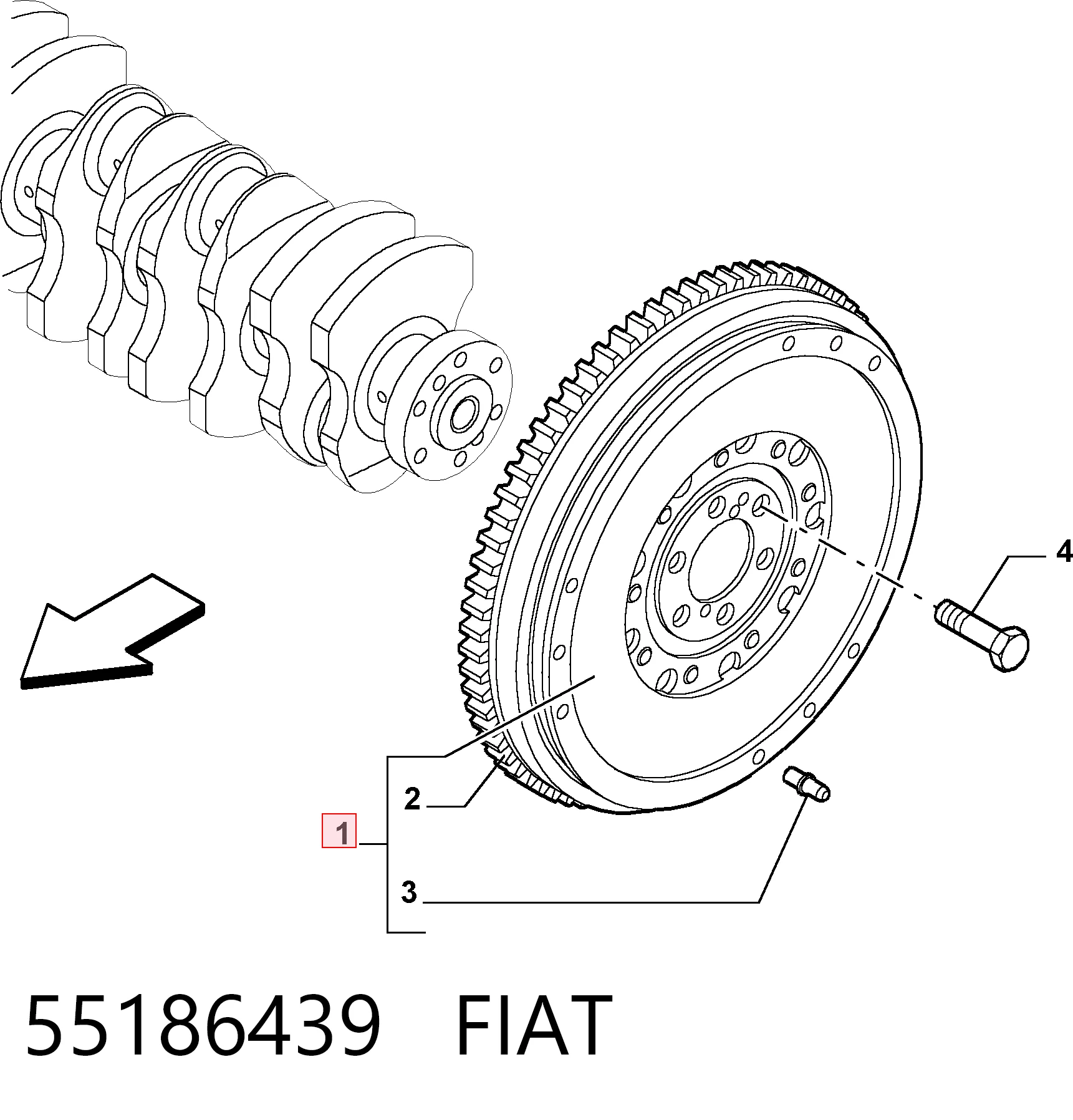  Volante motor Fiat Bravo 1