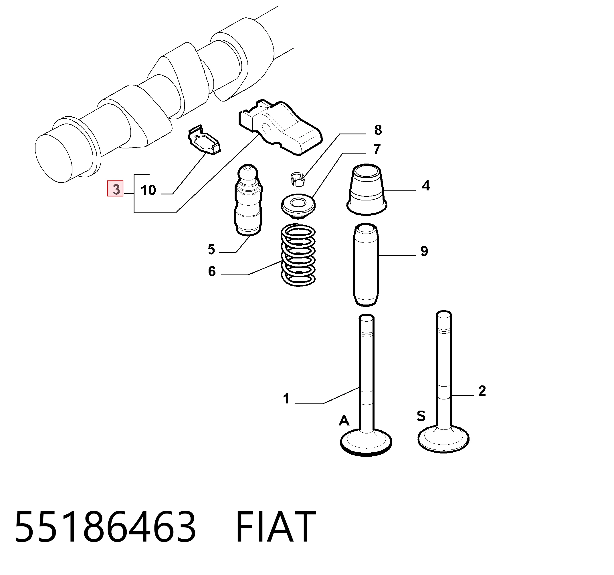 55186463 Fiat/Alfa/Lancia