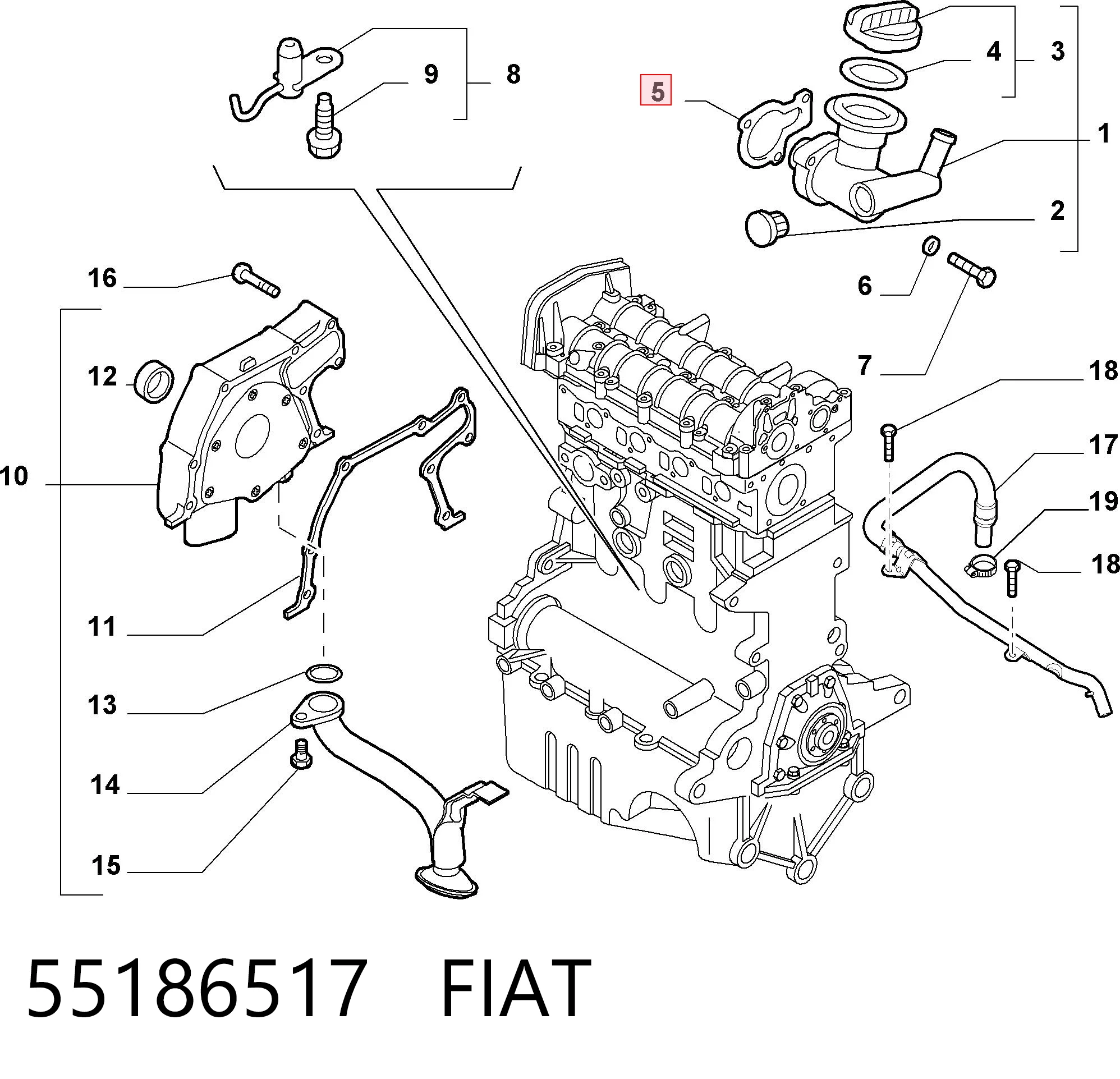 55186517 Fiat/Alfa/Lancia