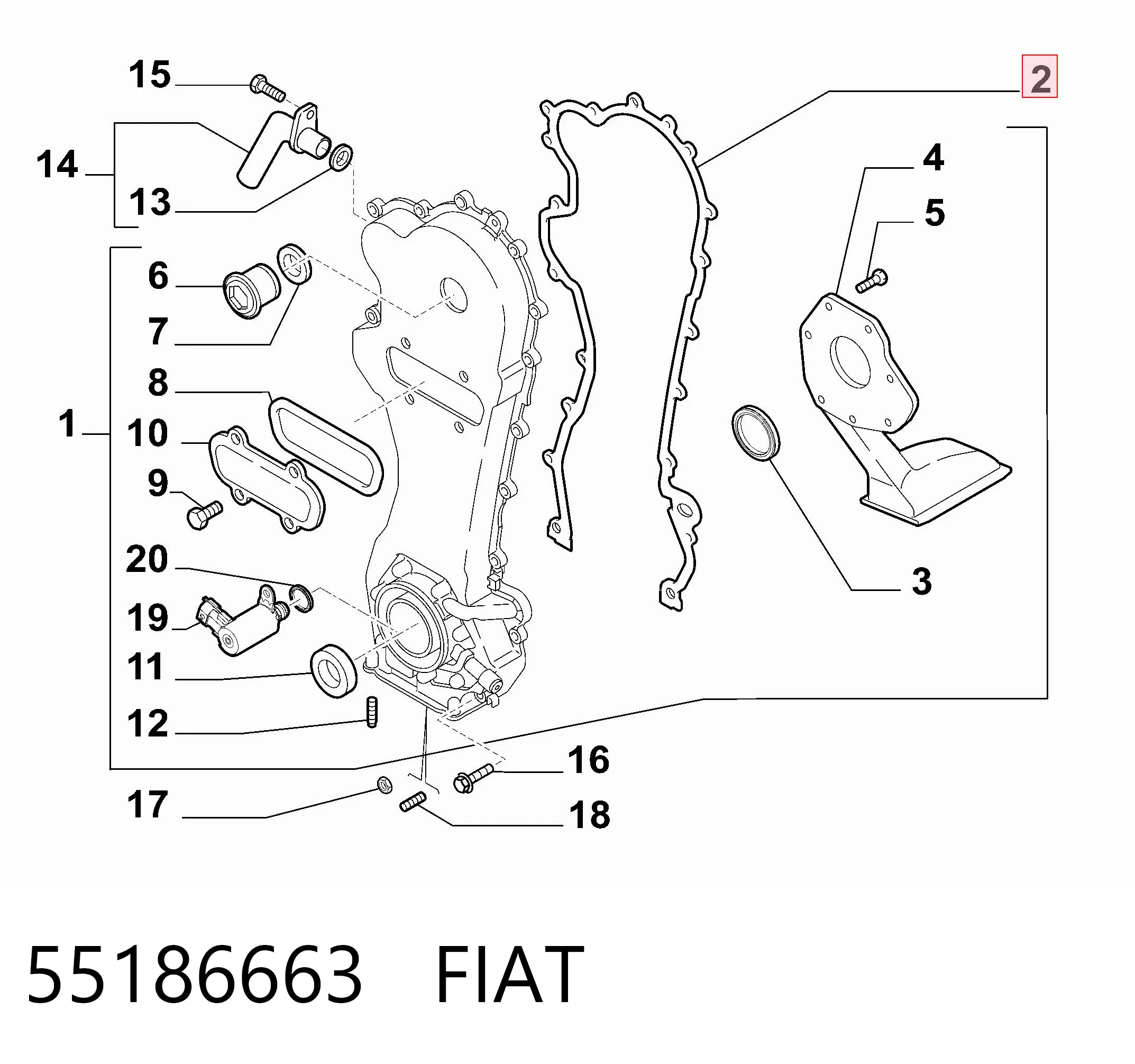 55186663 Fiat/Alfa/Lancia
