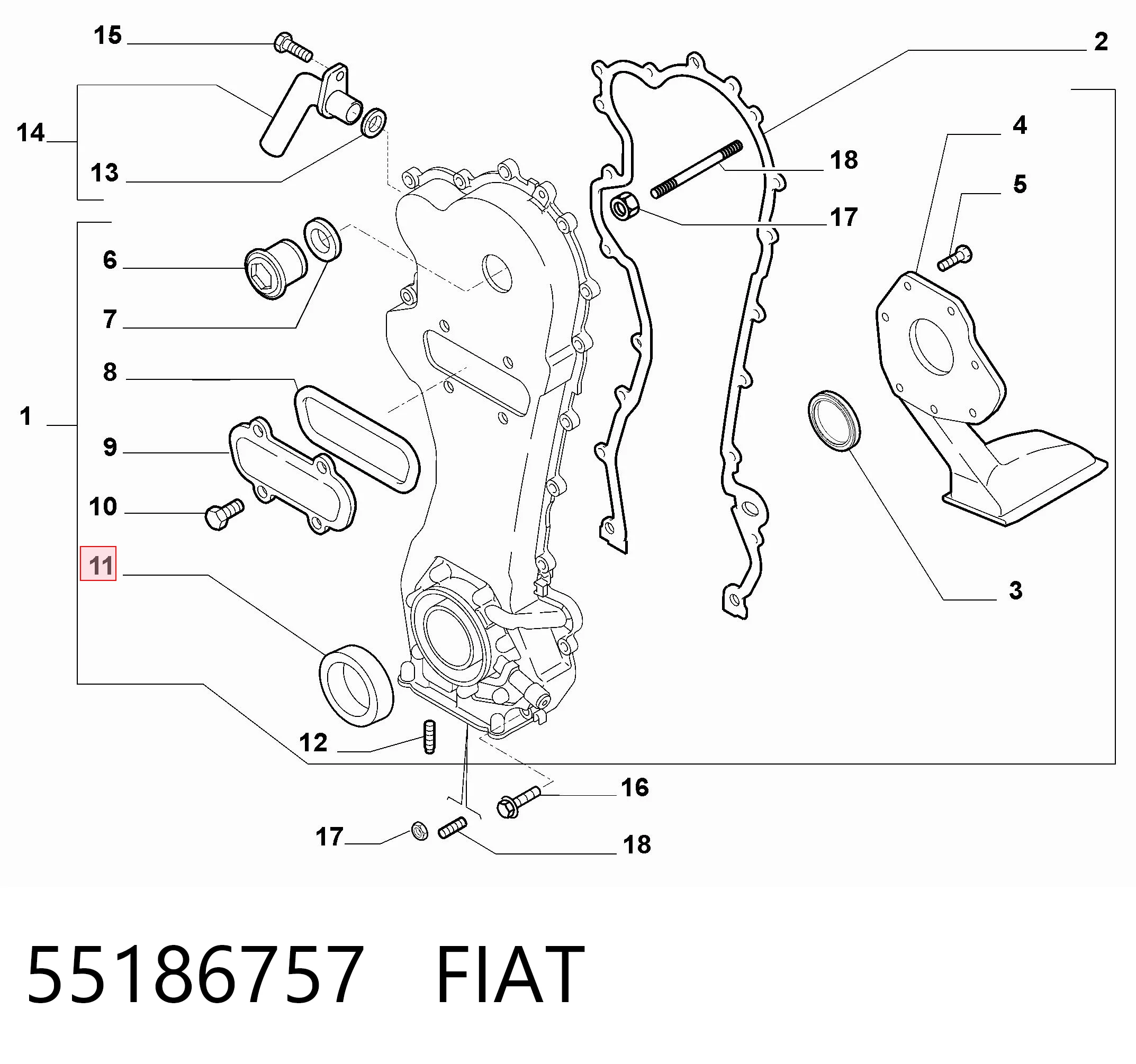 55186757 Fiat/Alfa/Lancia