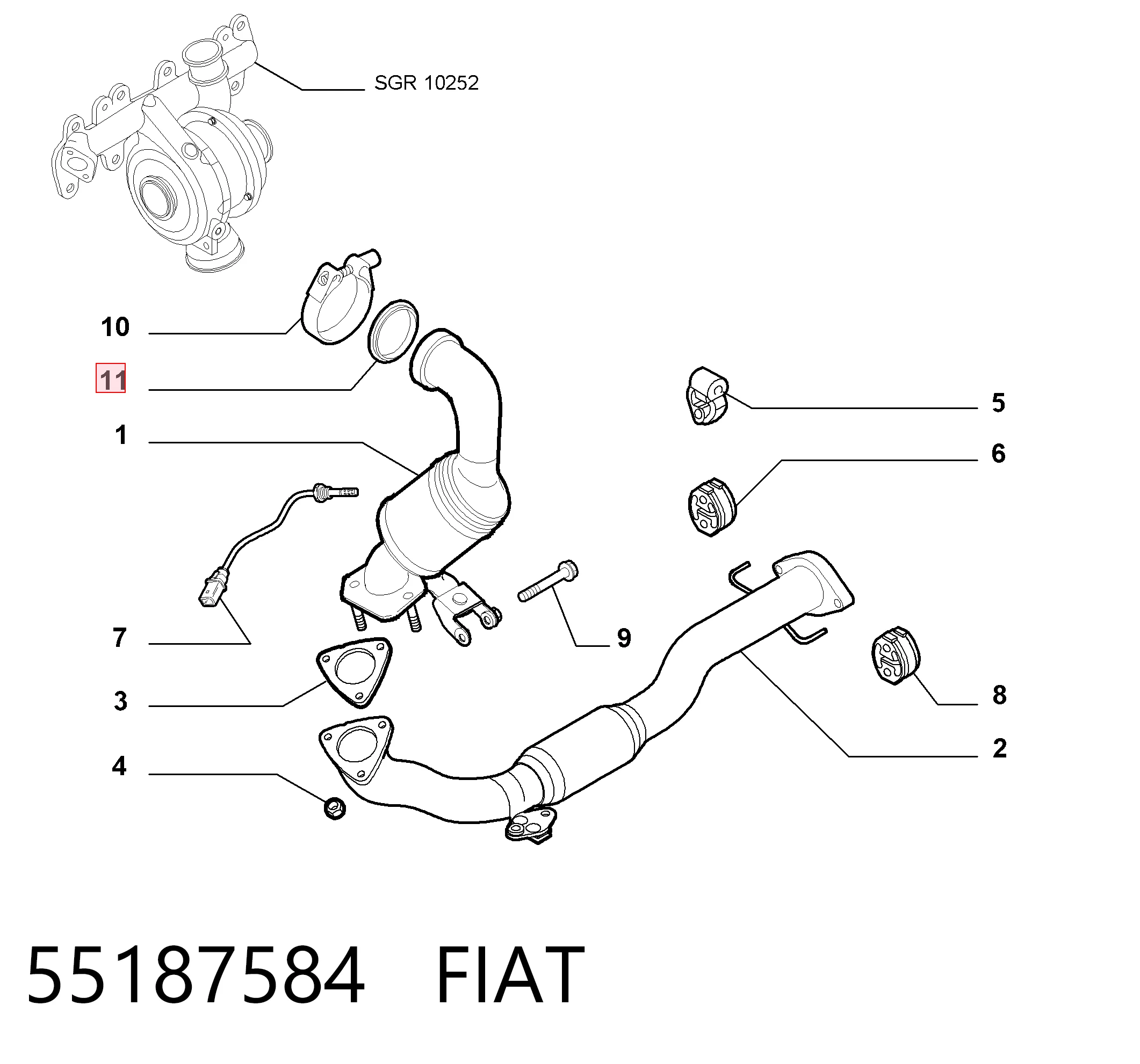 55187584 Fiat/Alfa/Lancia