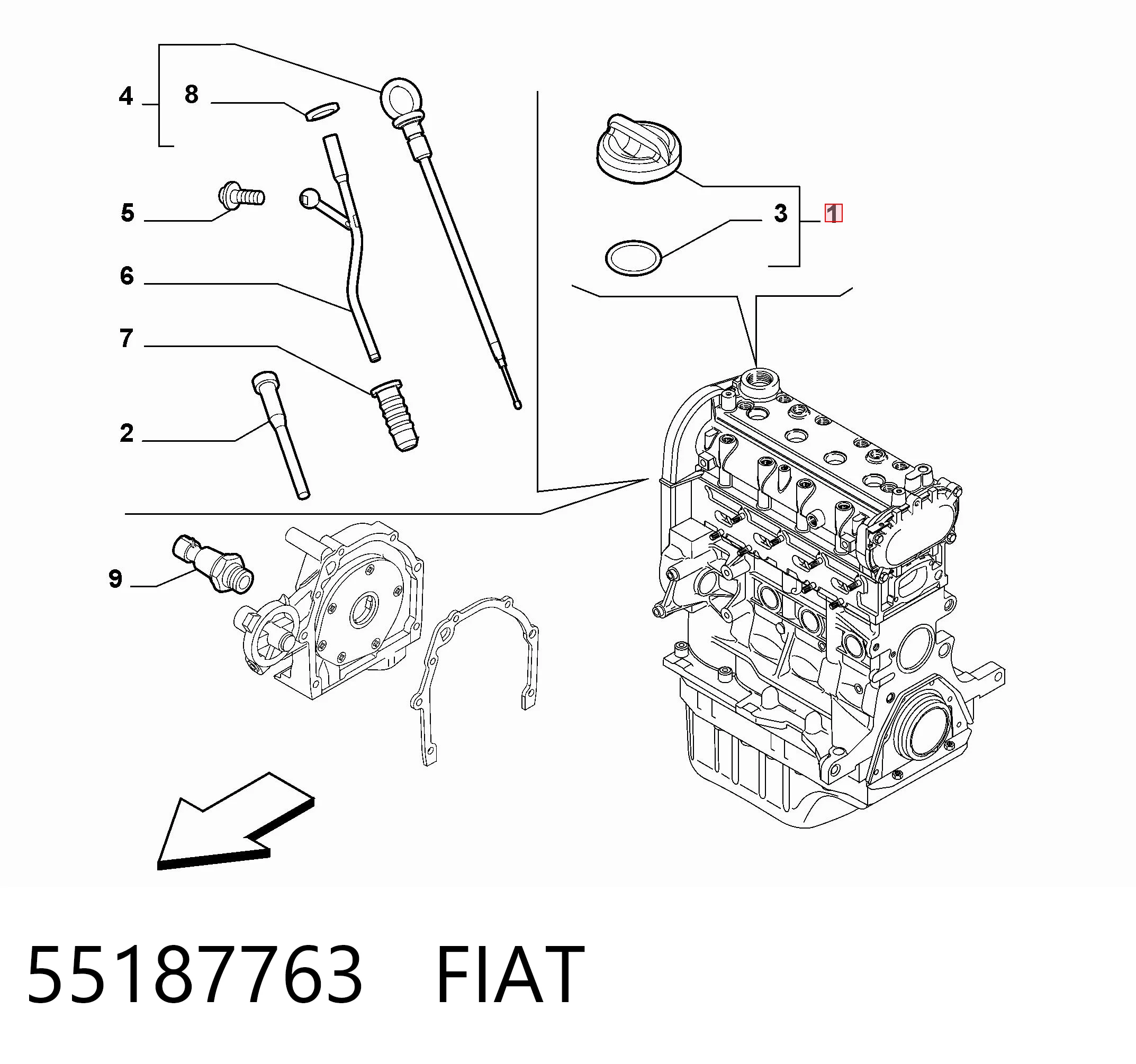 55187763 Fiat/Alfa/Lancia