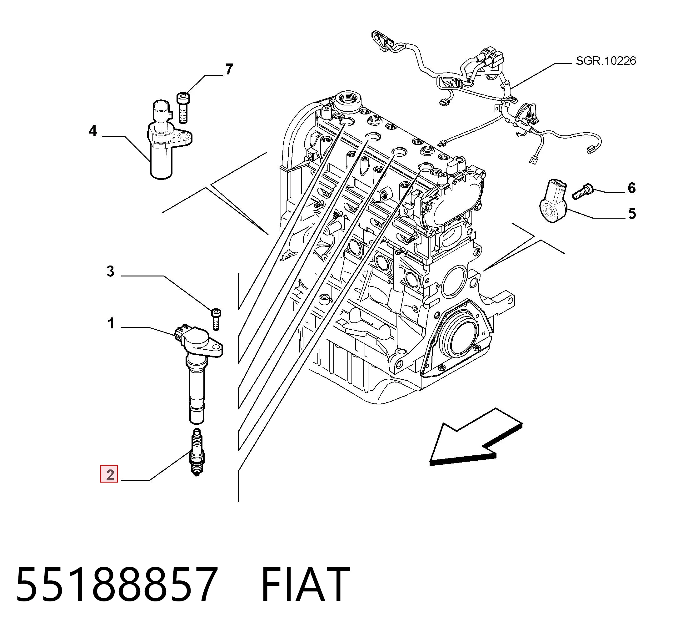 Bujías Fiat Punto II desde 7,28 €