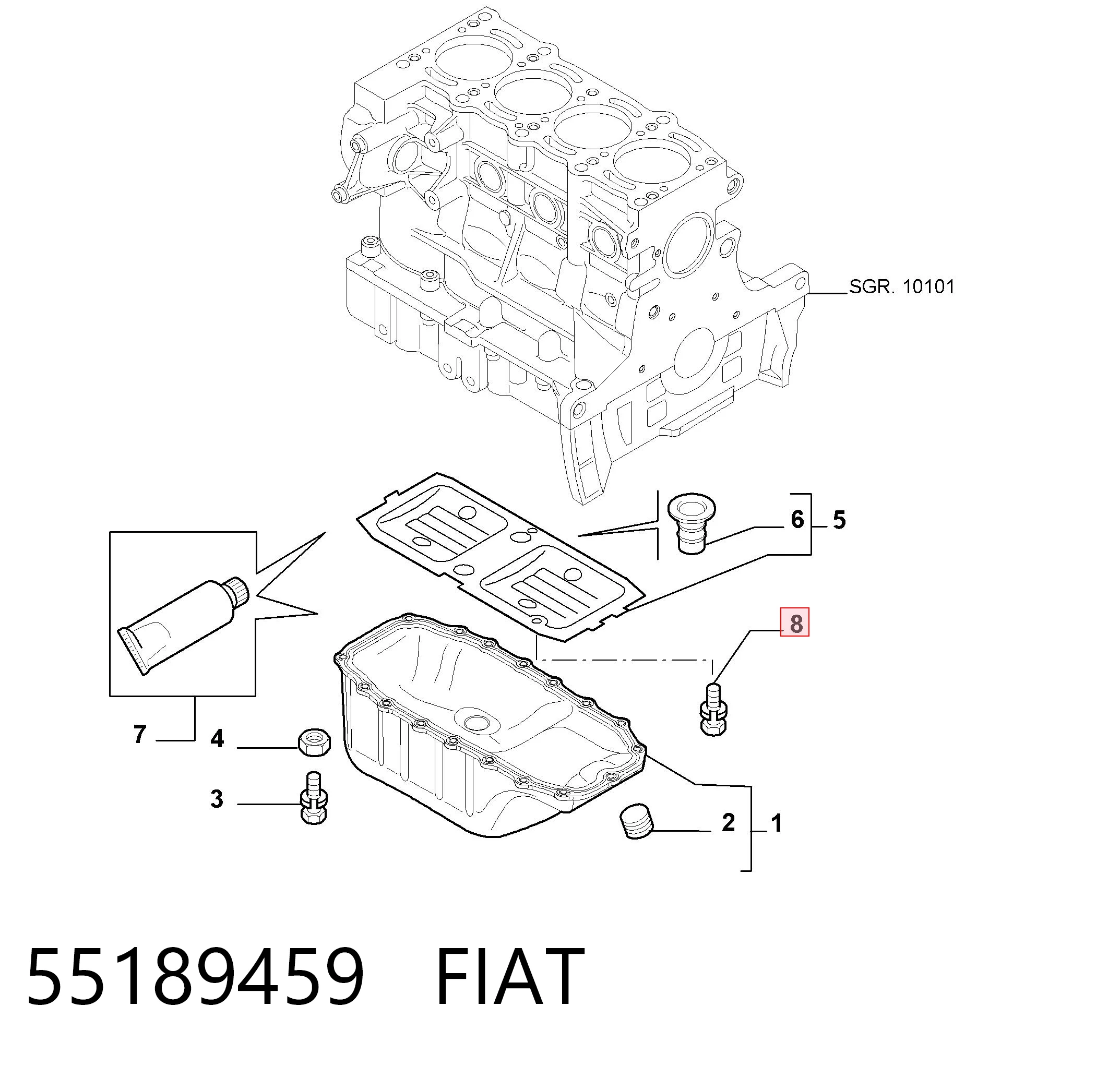 55189459 Fiat/Alfa/Lancia