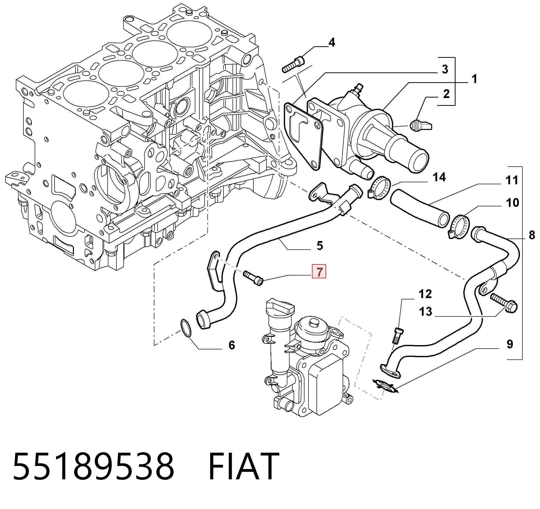 55189538 Fiat/Alfa/Lancia