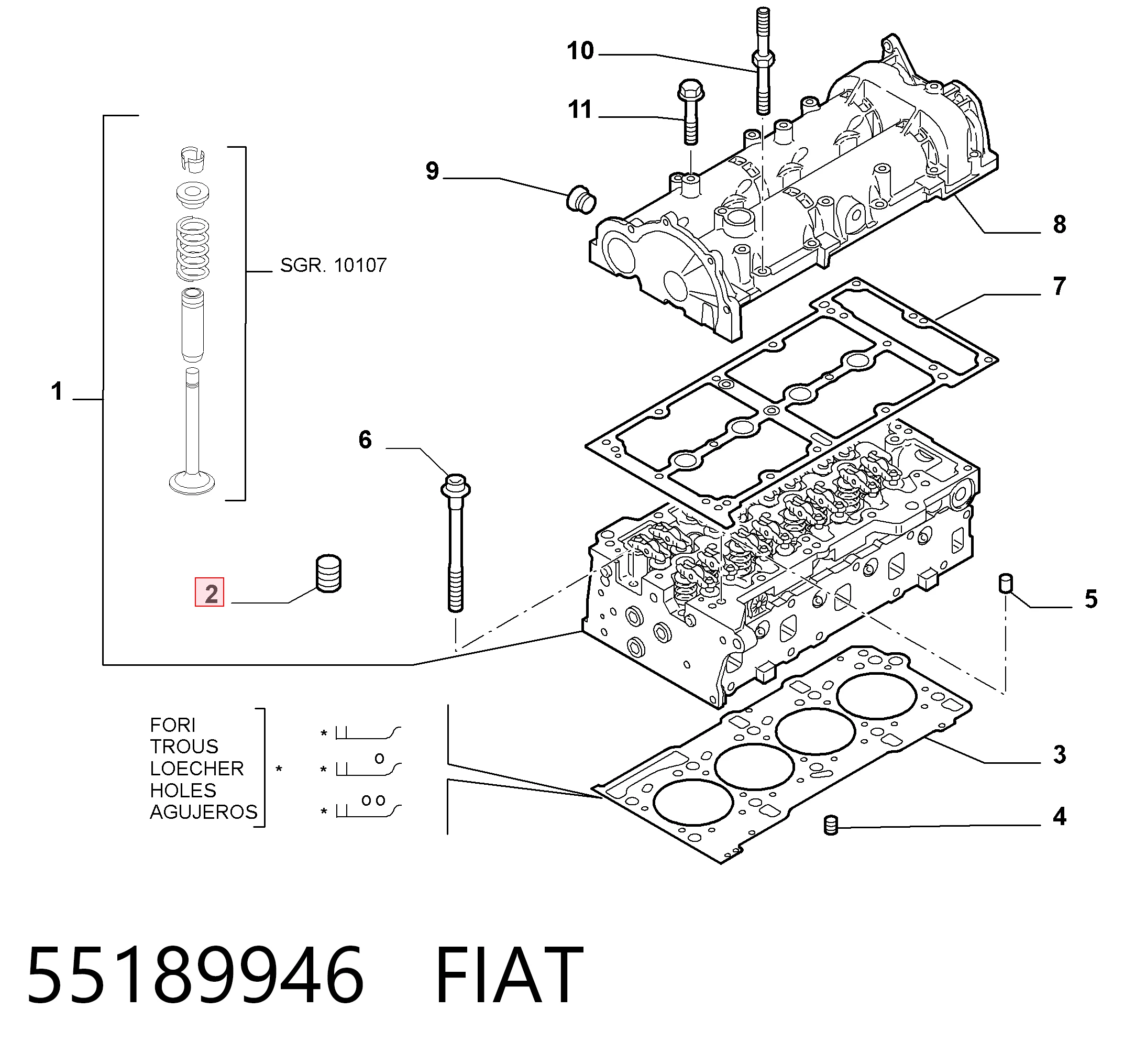 55189946 Fiat/Alfa/Lancia