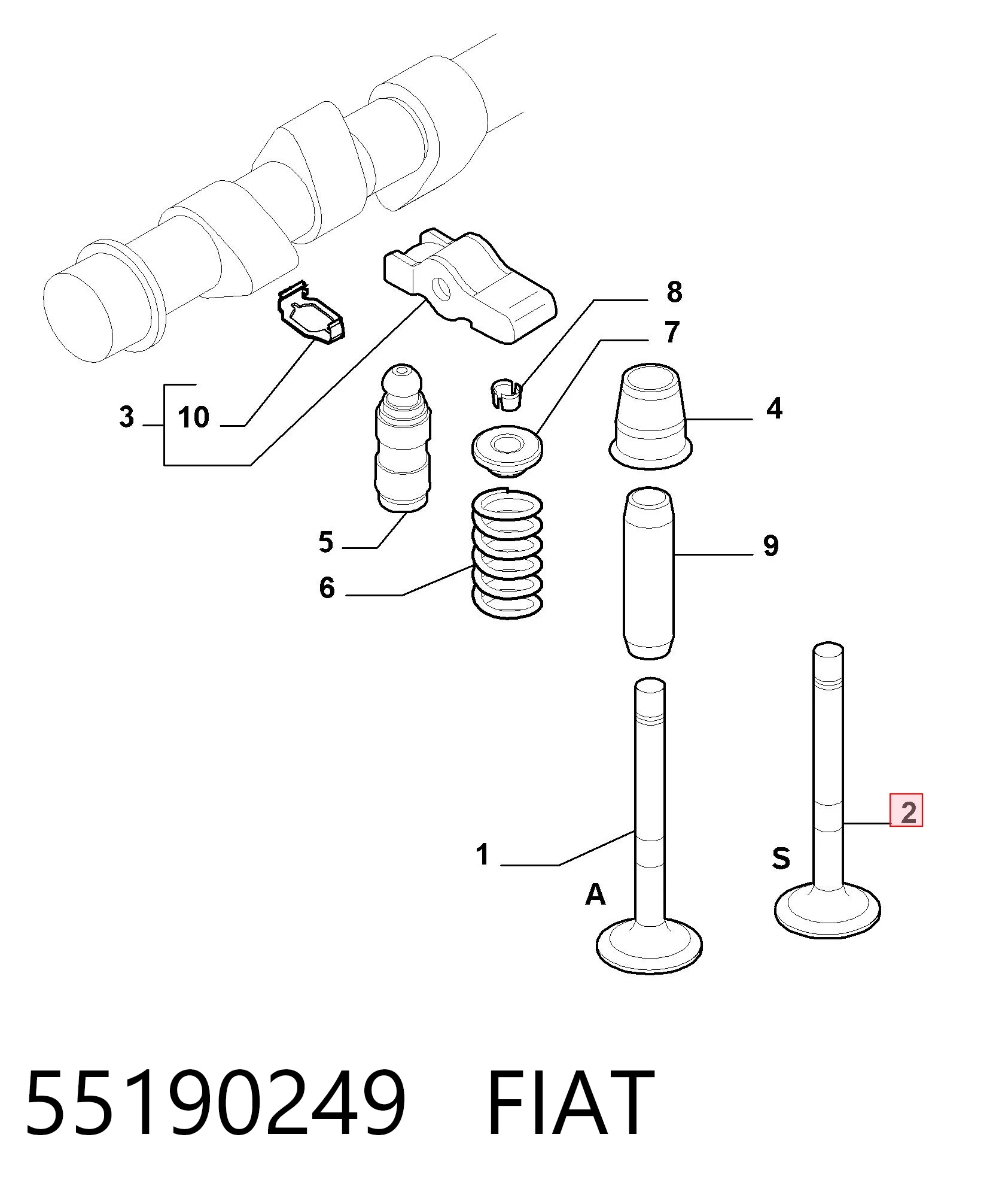 55190249 Fiat/Alfa/Lancia
