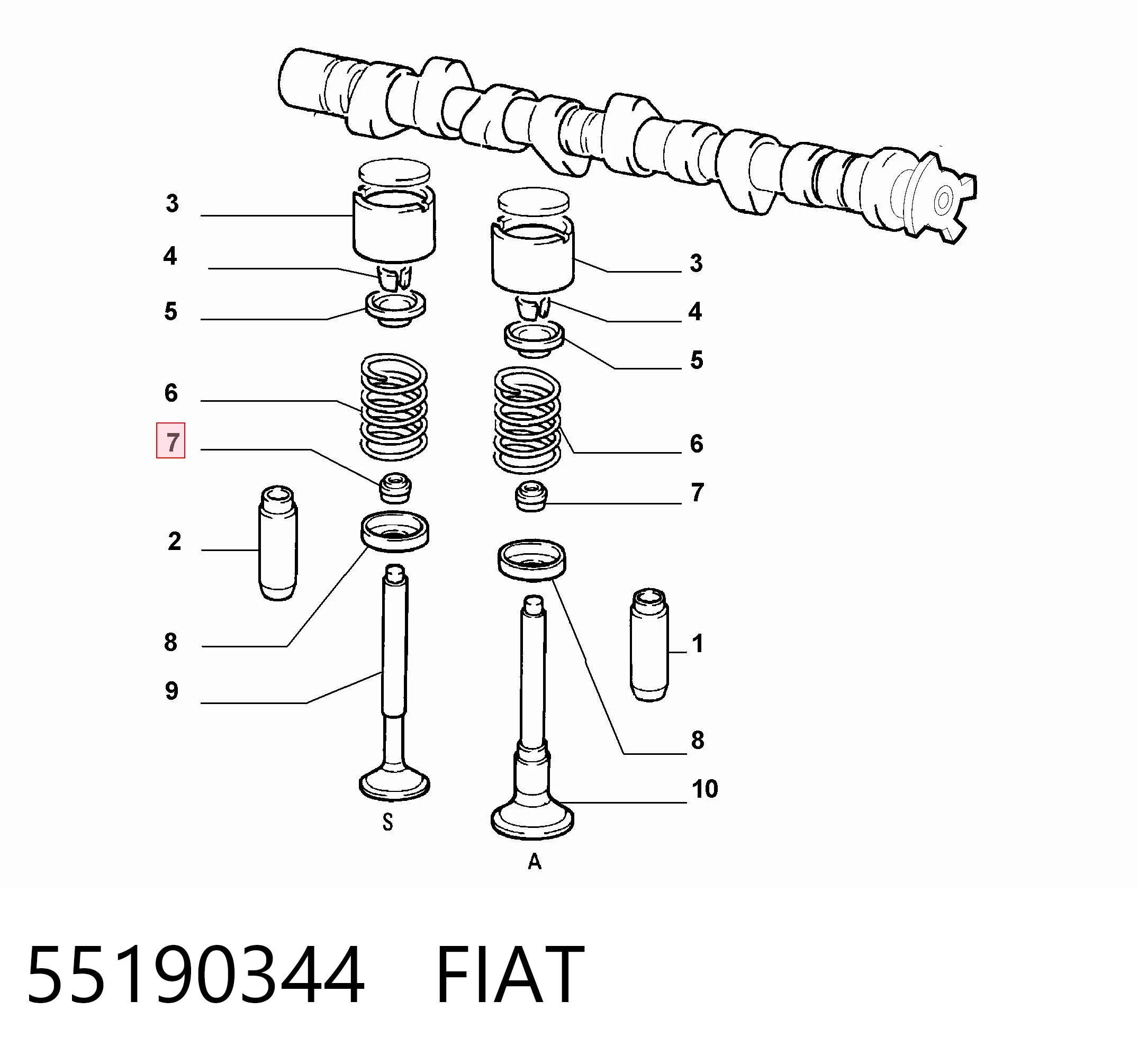 55190344 Fiat/Alfa/Lancia