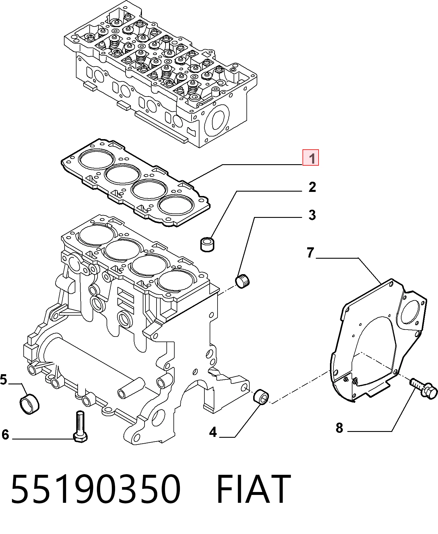55190350 Fiat/Alfa/Lancia
