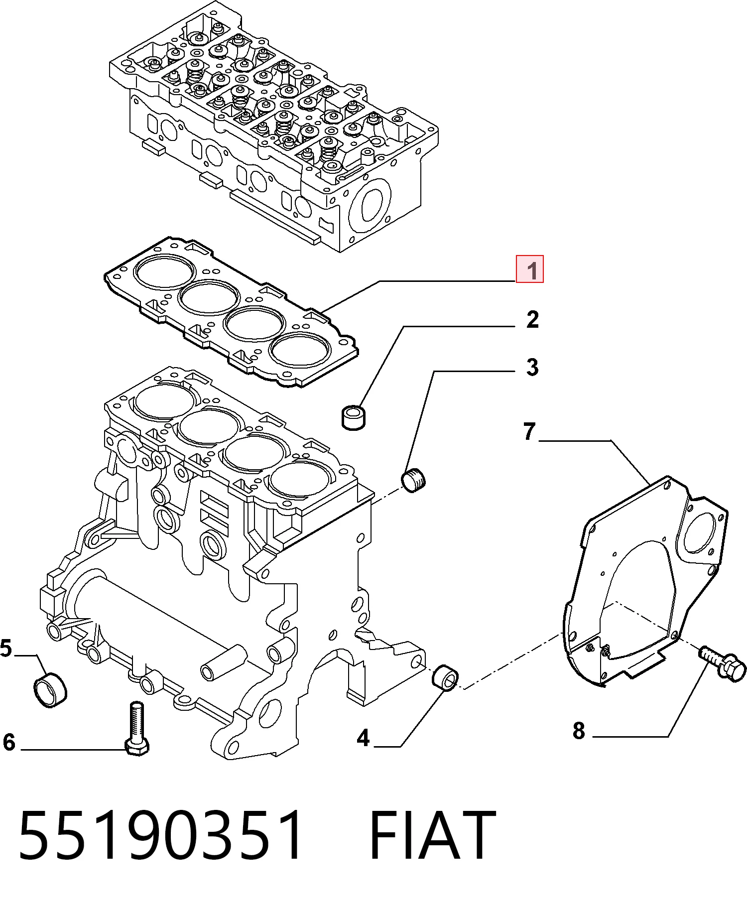 55190351 Fiat/Alfa/Lancia