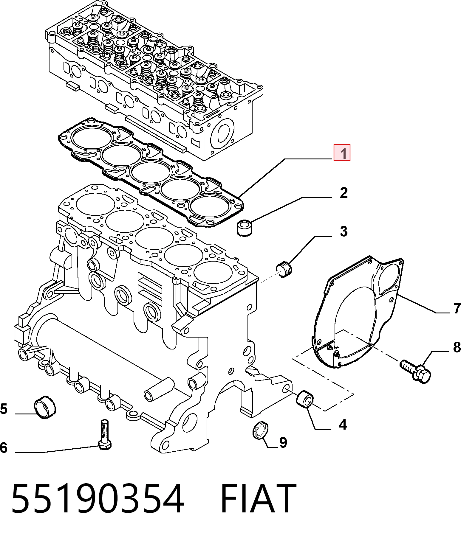 55190354 Fiat/Alfa/Lancia