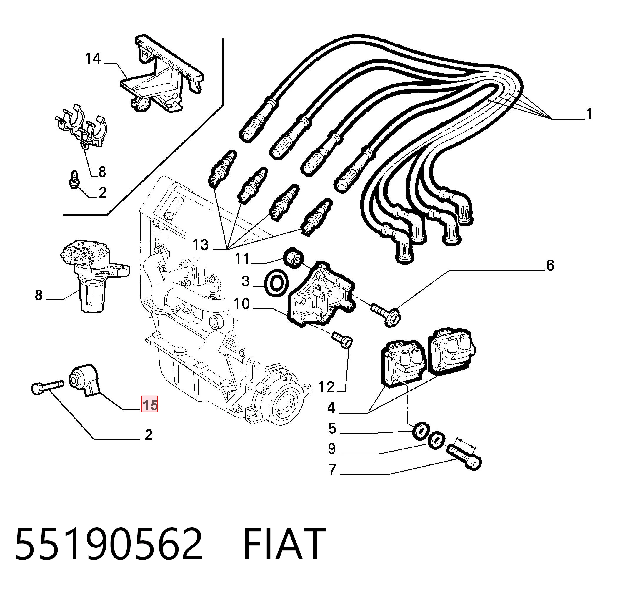 55190562 Fiat/Alfa/Lancia