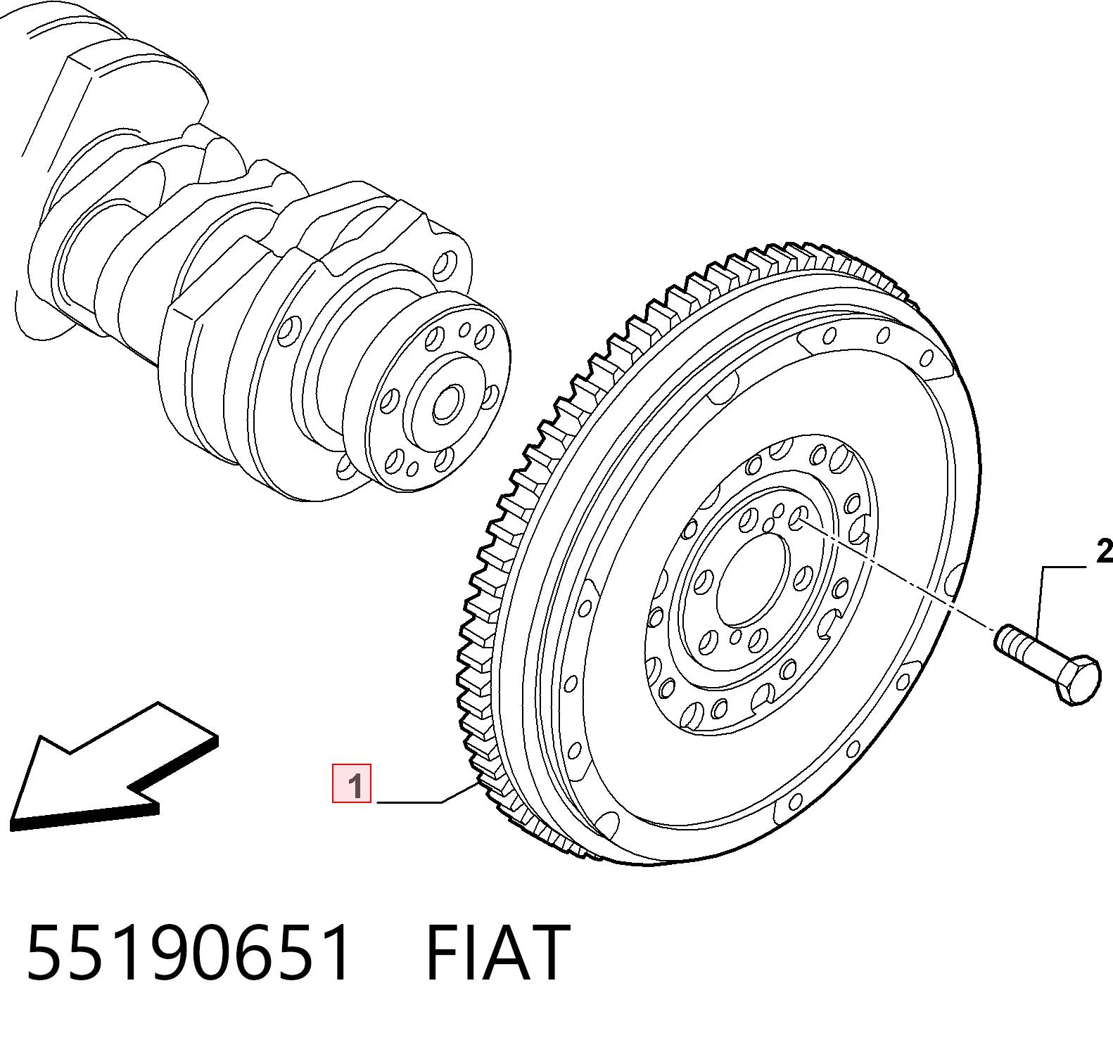 55190651 Fiat/Alfa/Lancia