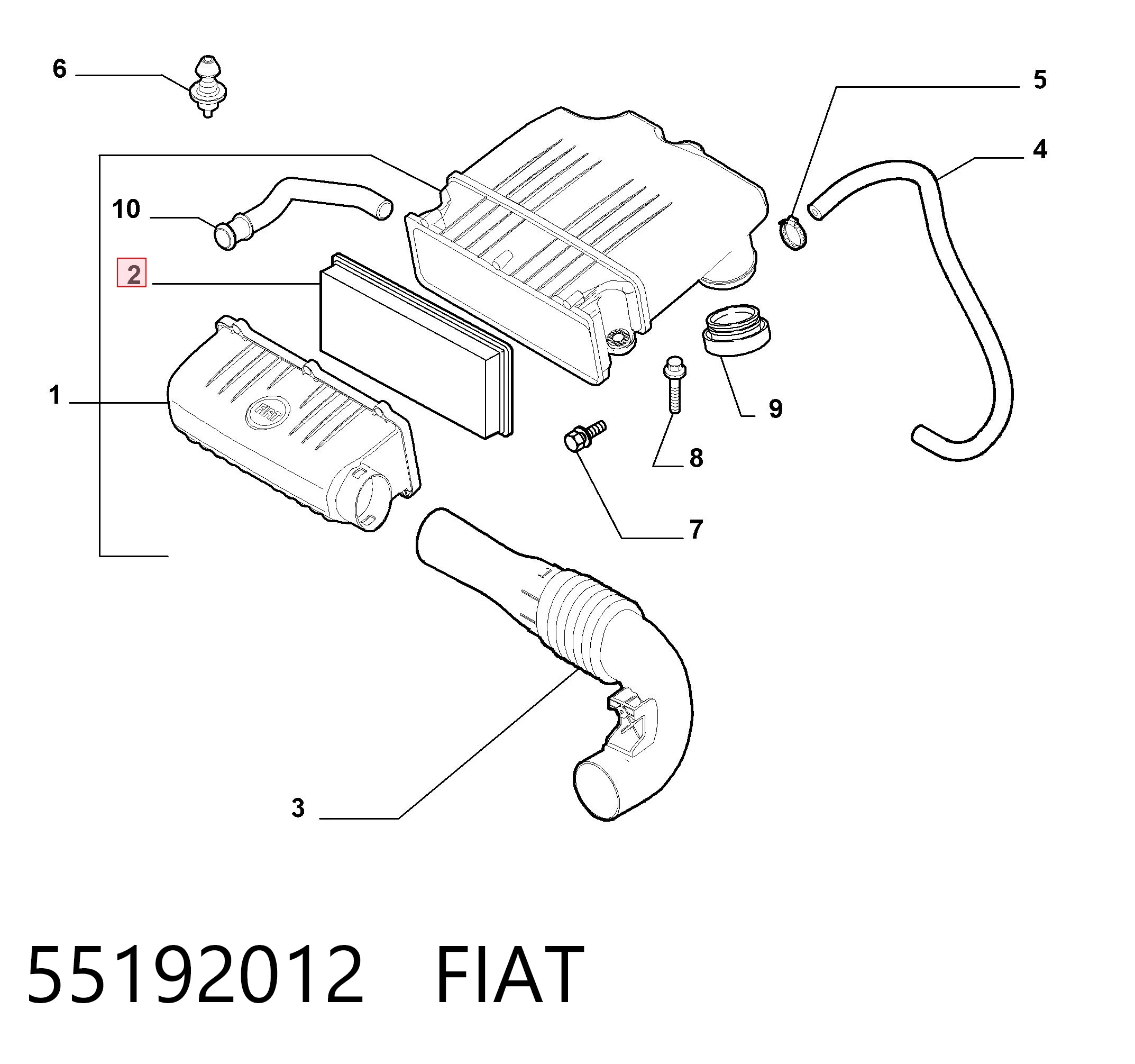 55192012 Fiat/Alfa/Lancia