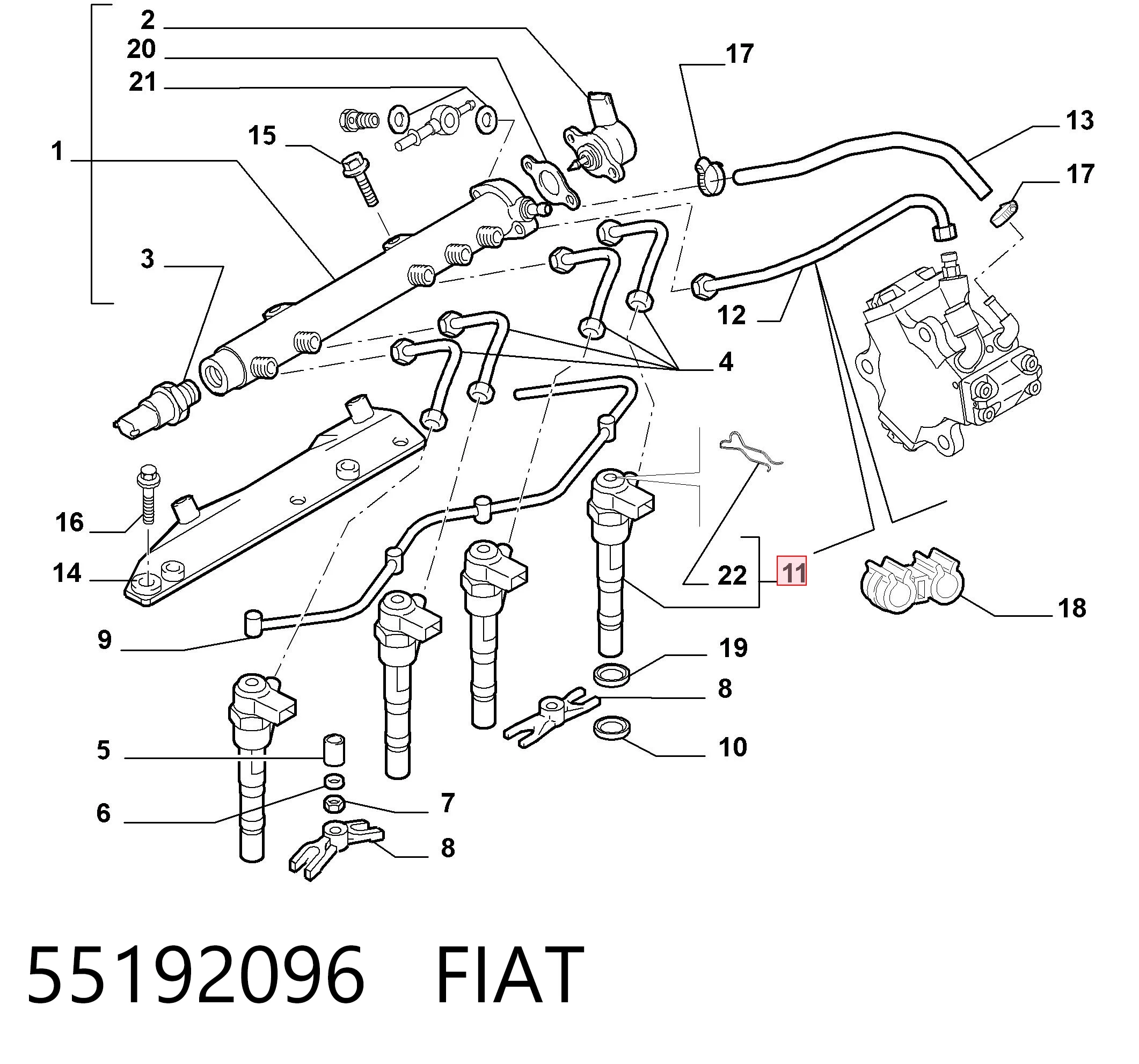  Inyector Opel Meriva 