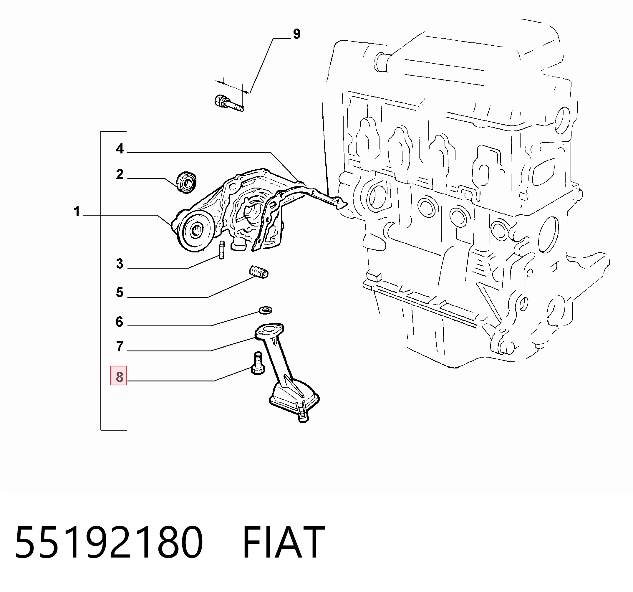 55192180 Fiat/Alfa/Lancia