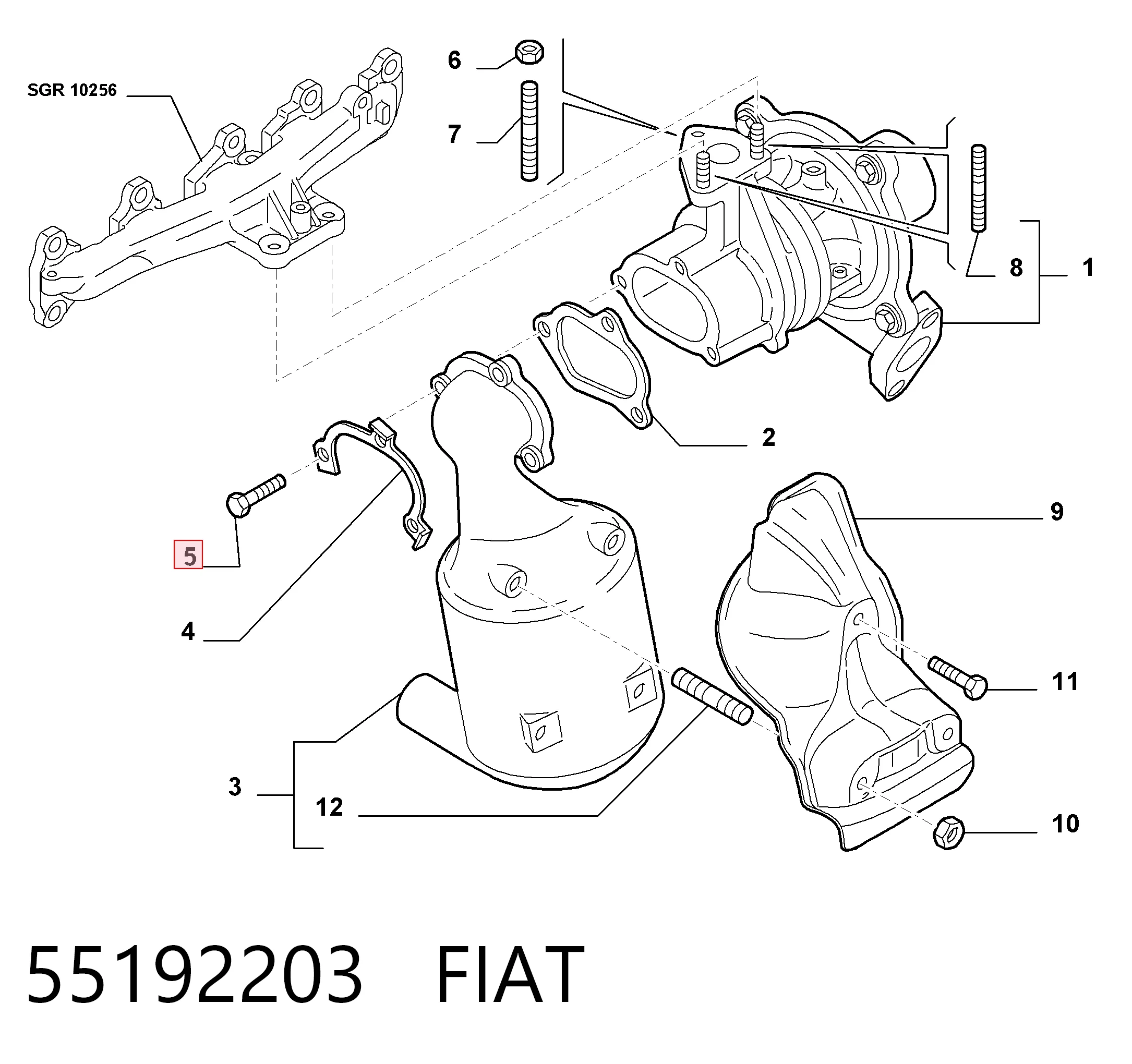 55192203 Fiat/Alfa/Lancia