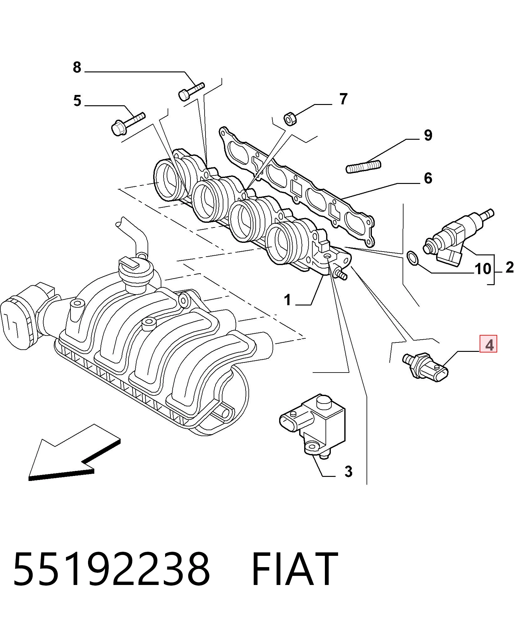 55192238 Fiat/Alfa/Lancia