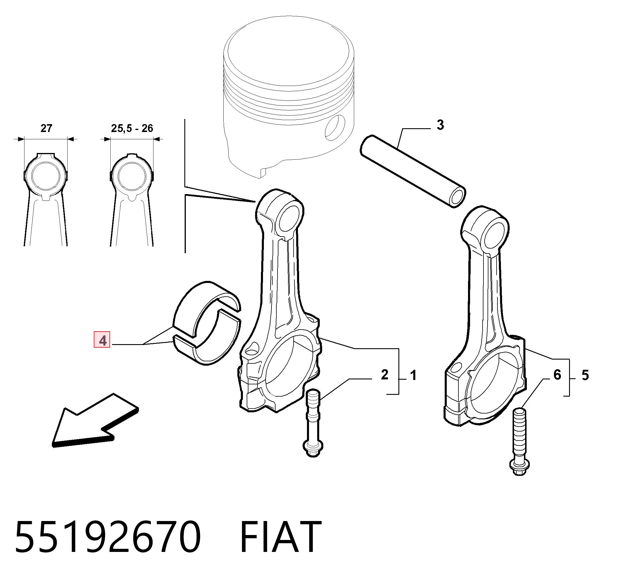 55192670 Fiat/Alfa/Lancia