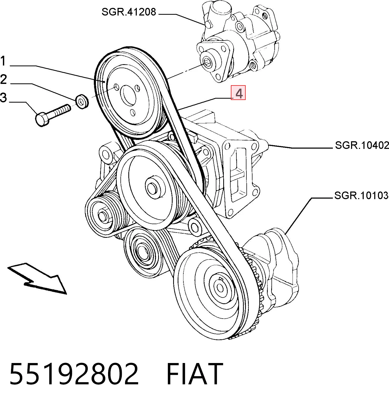 55192802 Fiat/Alfa/Lancia