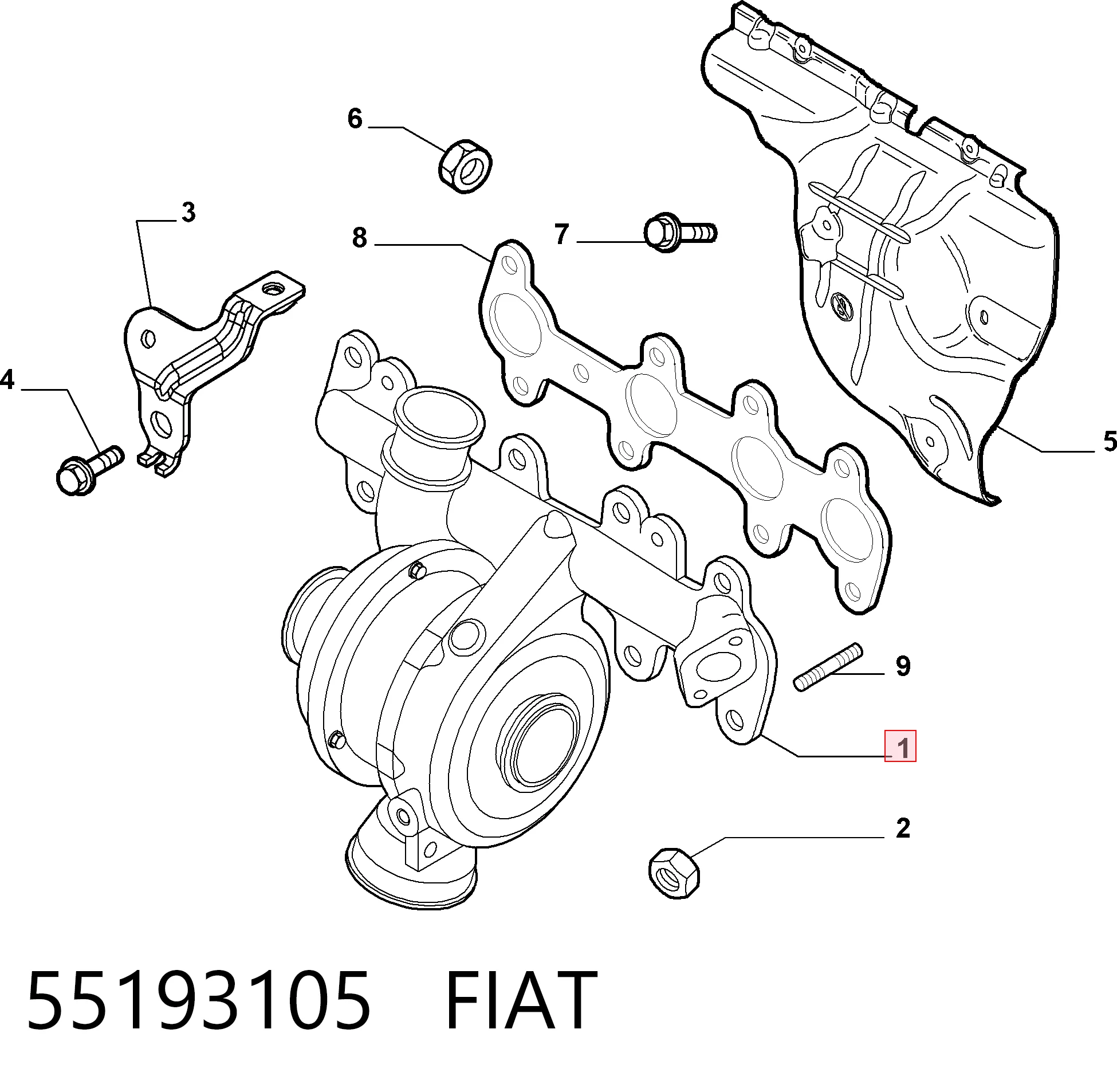 55193105 Fiat/Alfa/Lancia