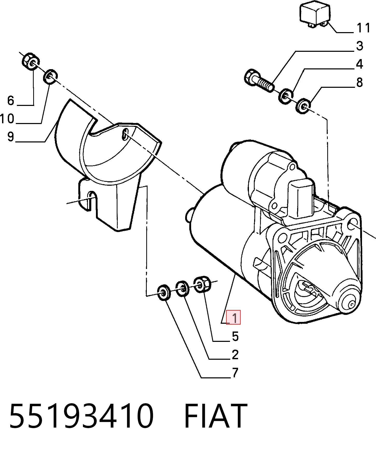 55193410 Fiat/Alfa/Lancia