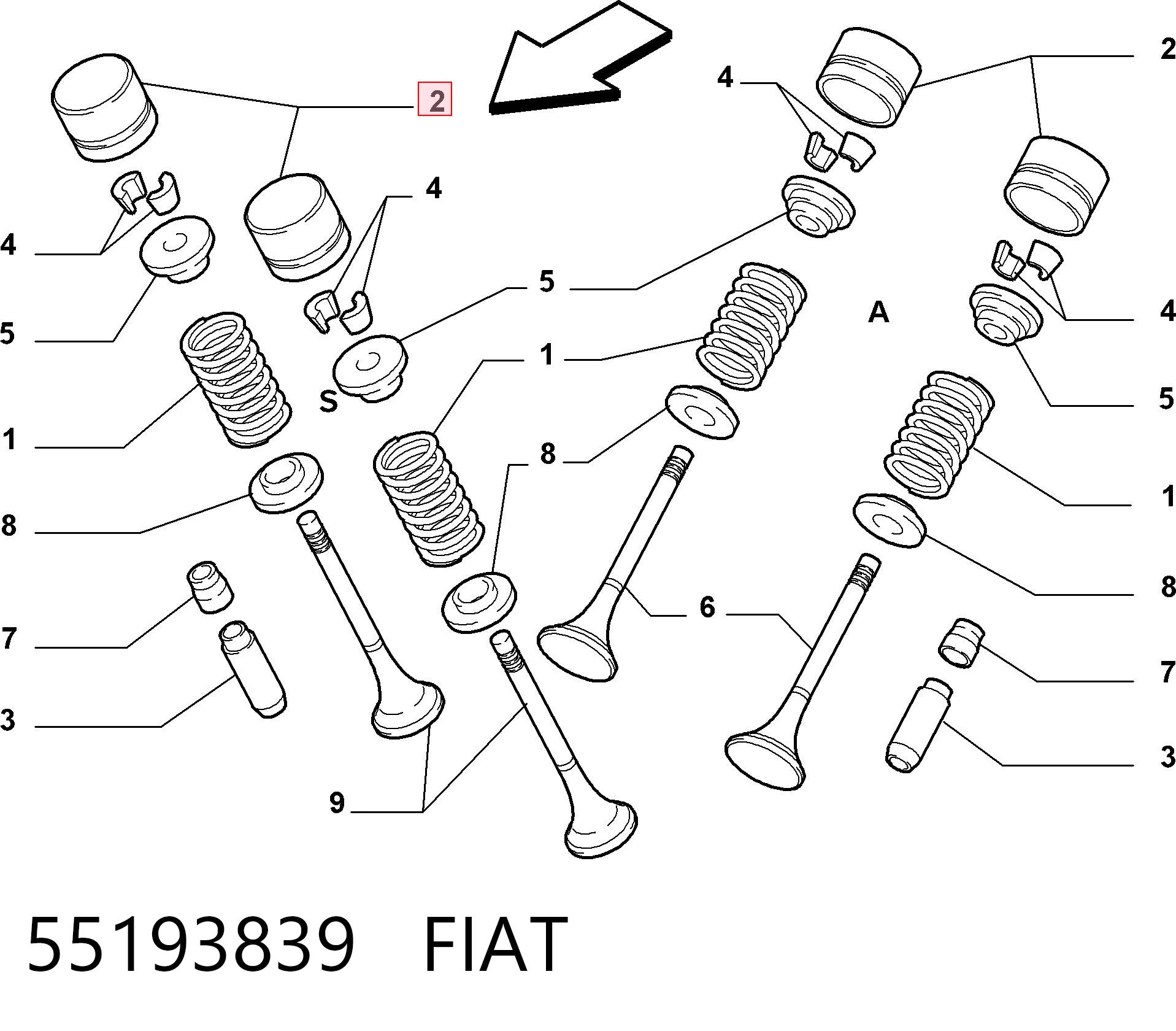 55193839 Fiat/Alfa/Lancia