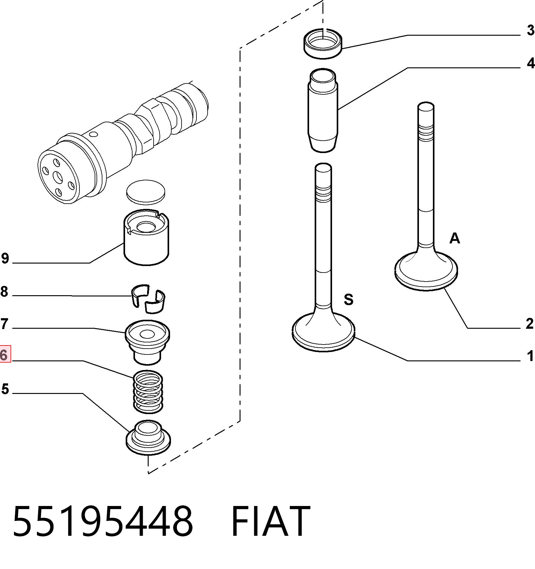 55195448 Fiat/Alfa/Lancia