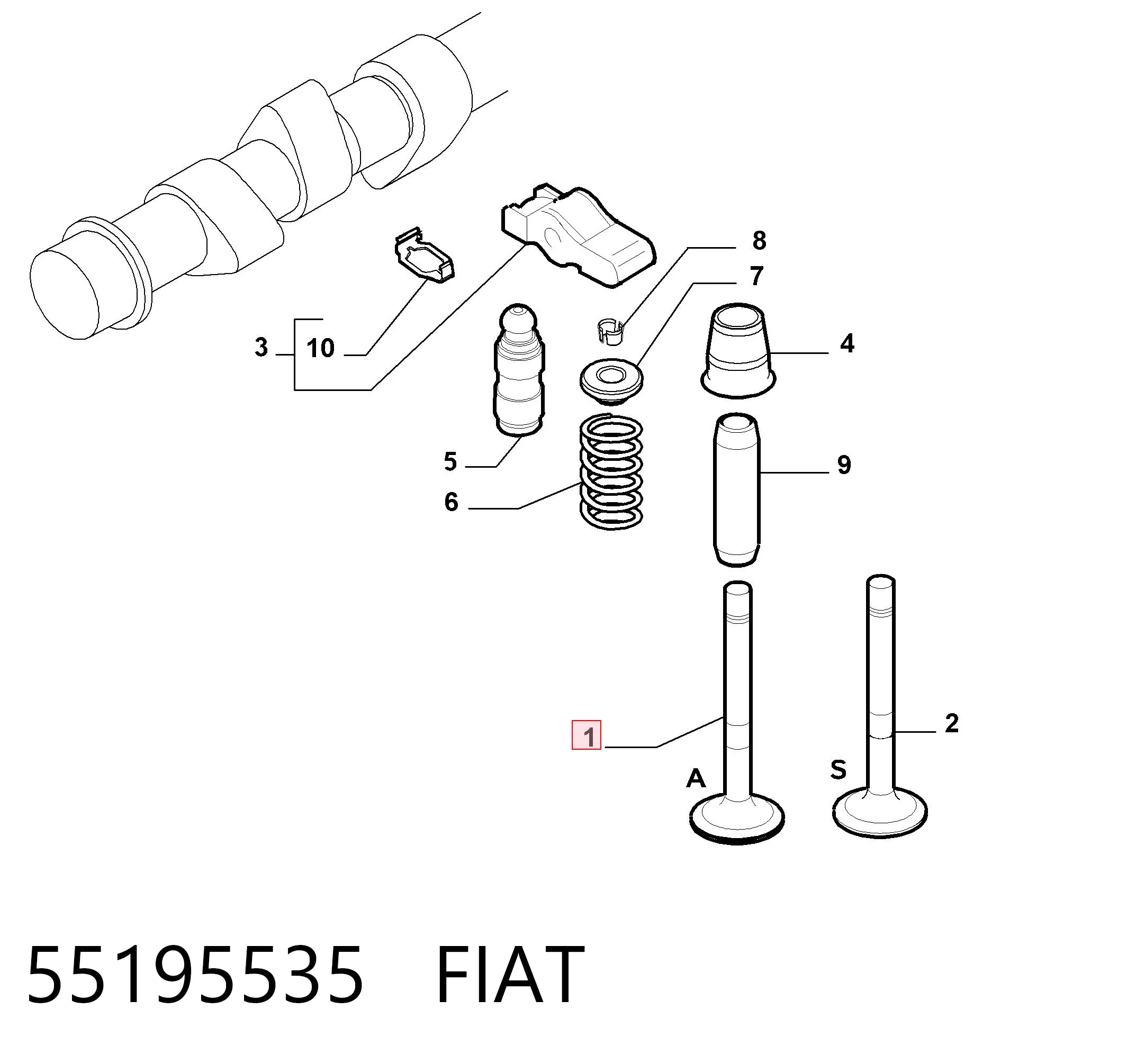 55195535 Fiat/Alfa/Lancia