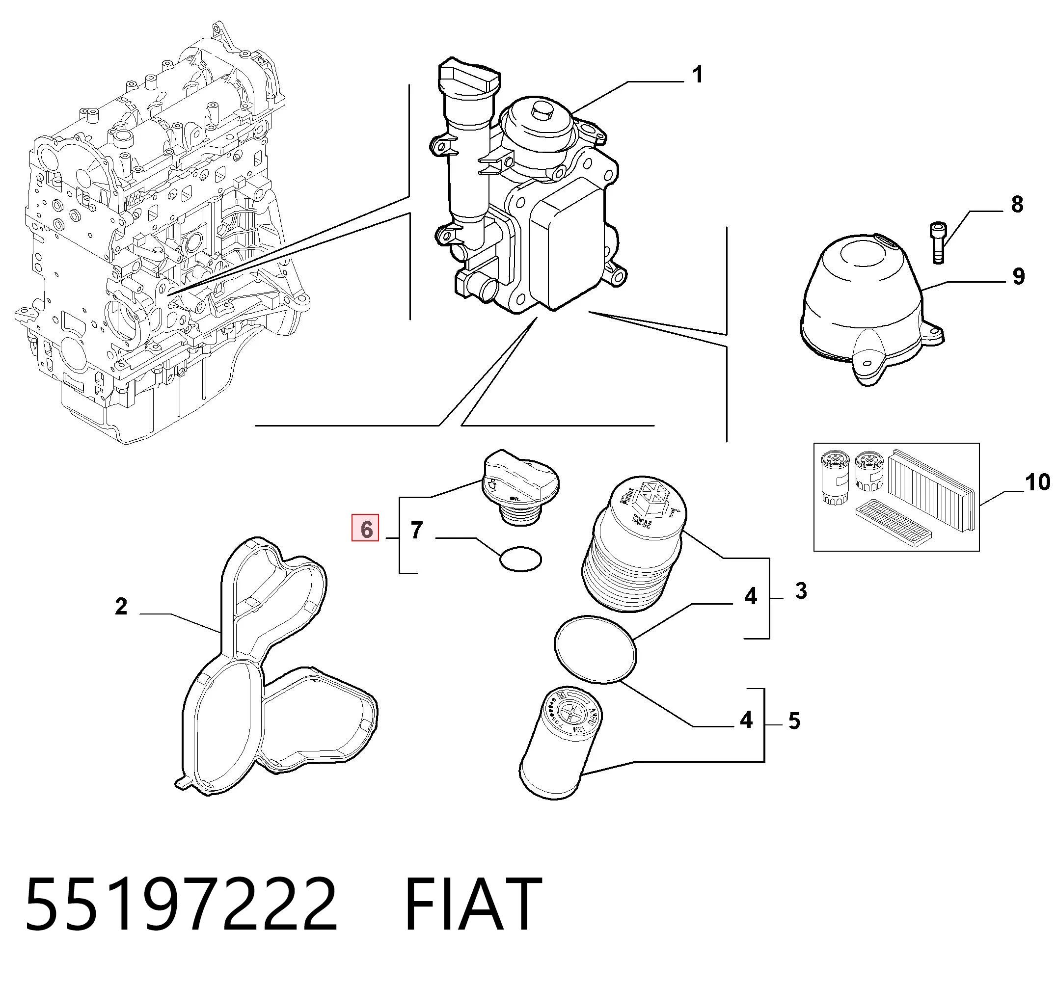 55197222 Fiat/Alfa/Lancia