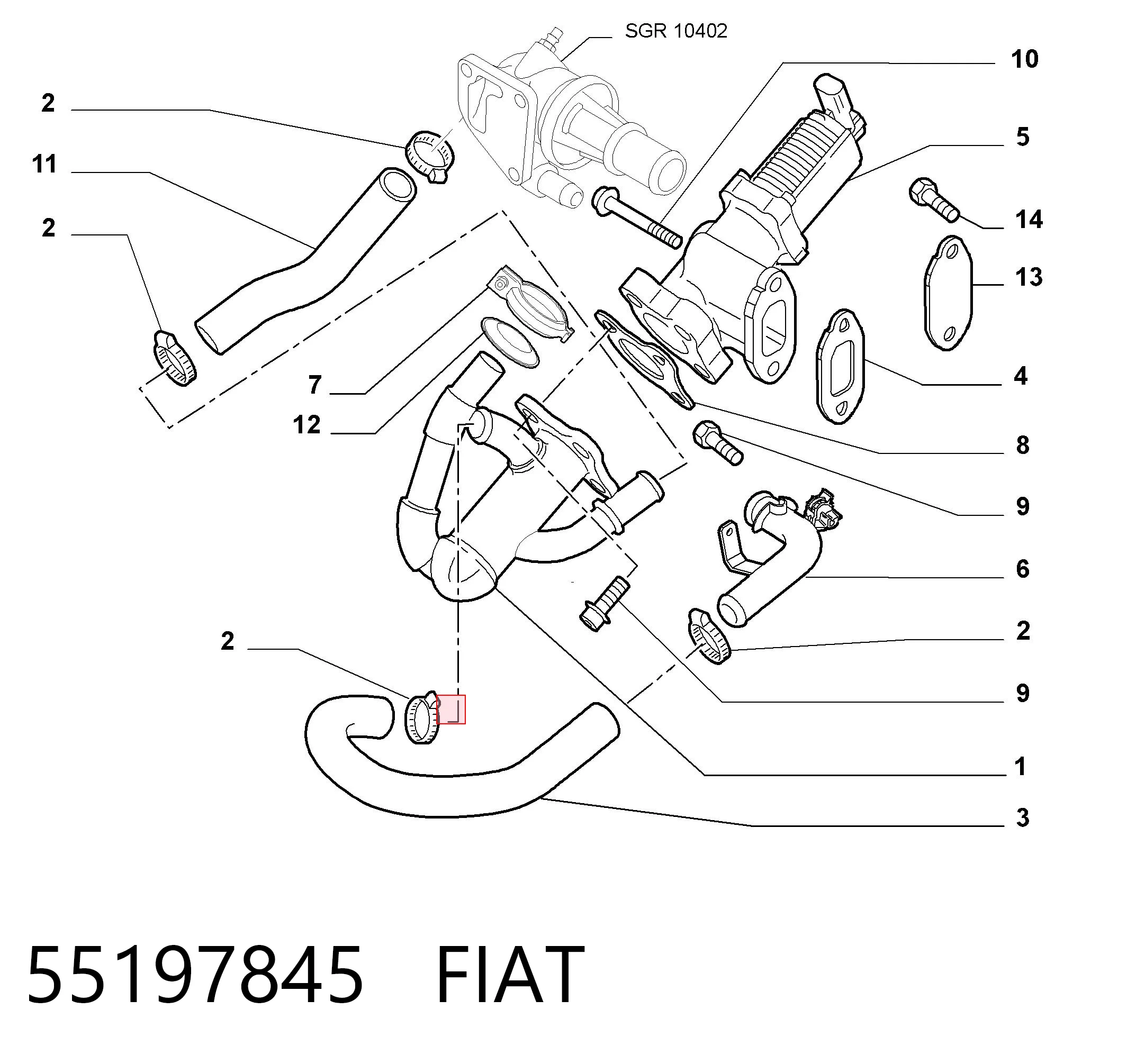 55197845 Fiat/Alfa/Lancia