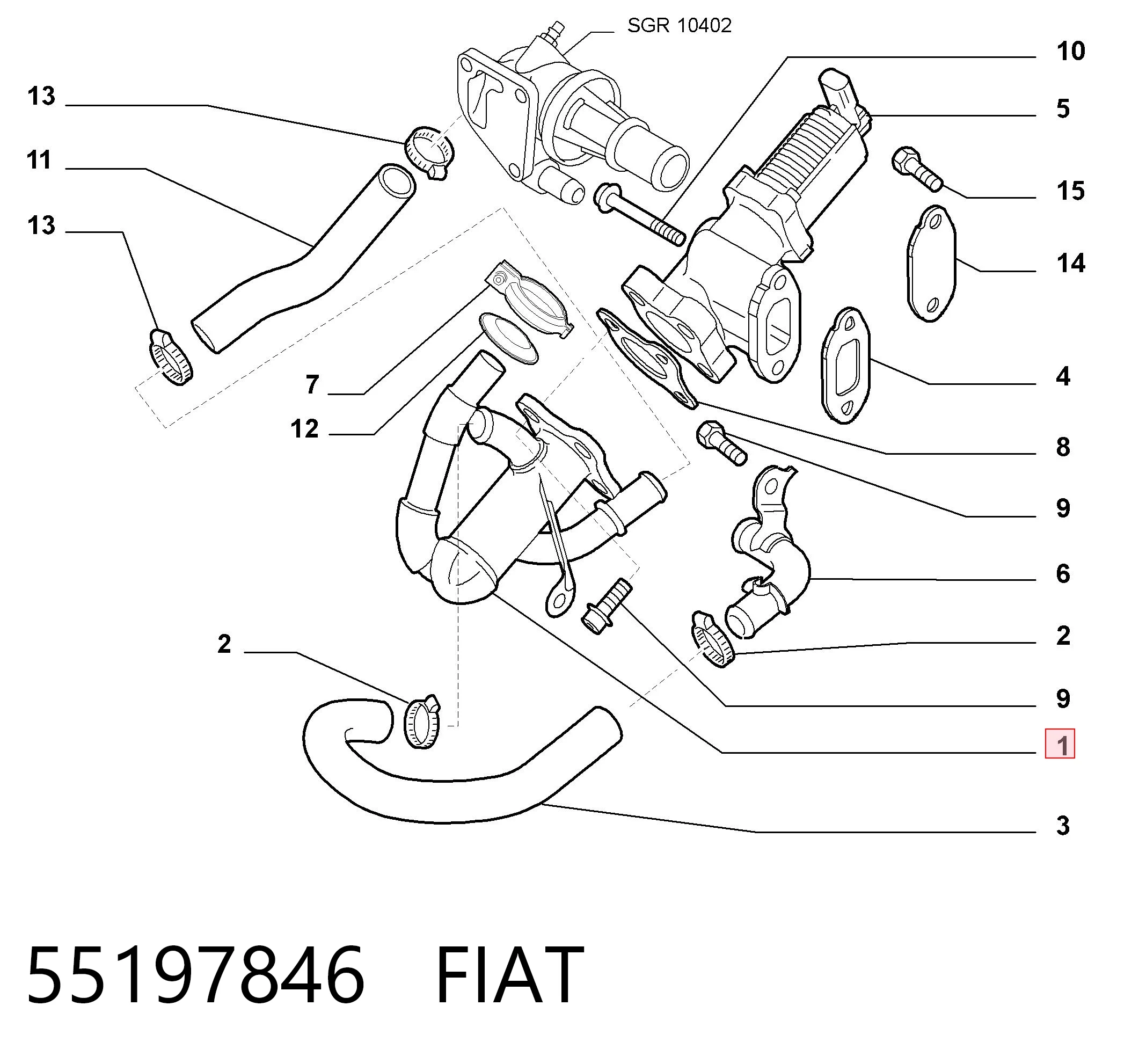 55197846 Fiat/Alfa/Lancia