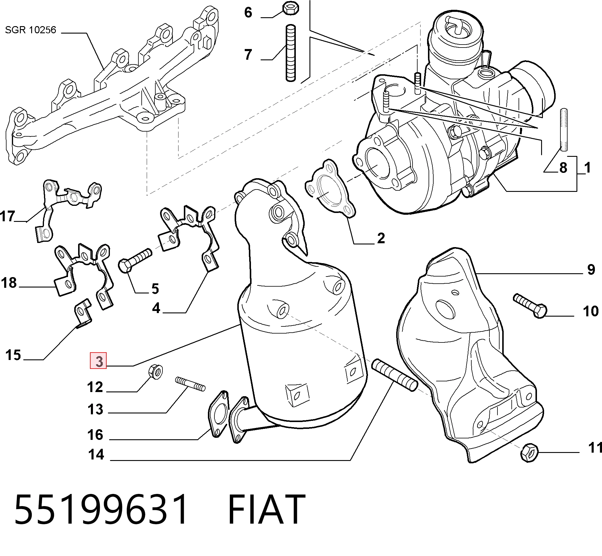 55199631 Fiat/Alfa/Lancia