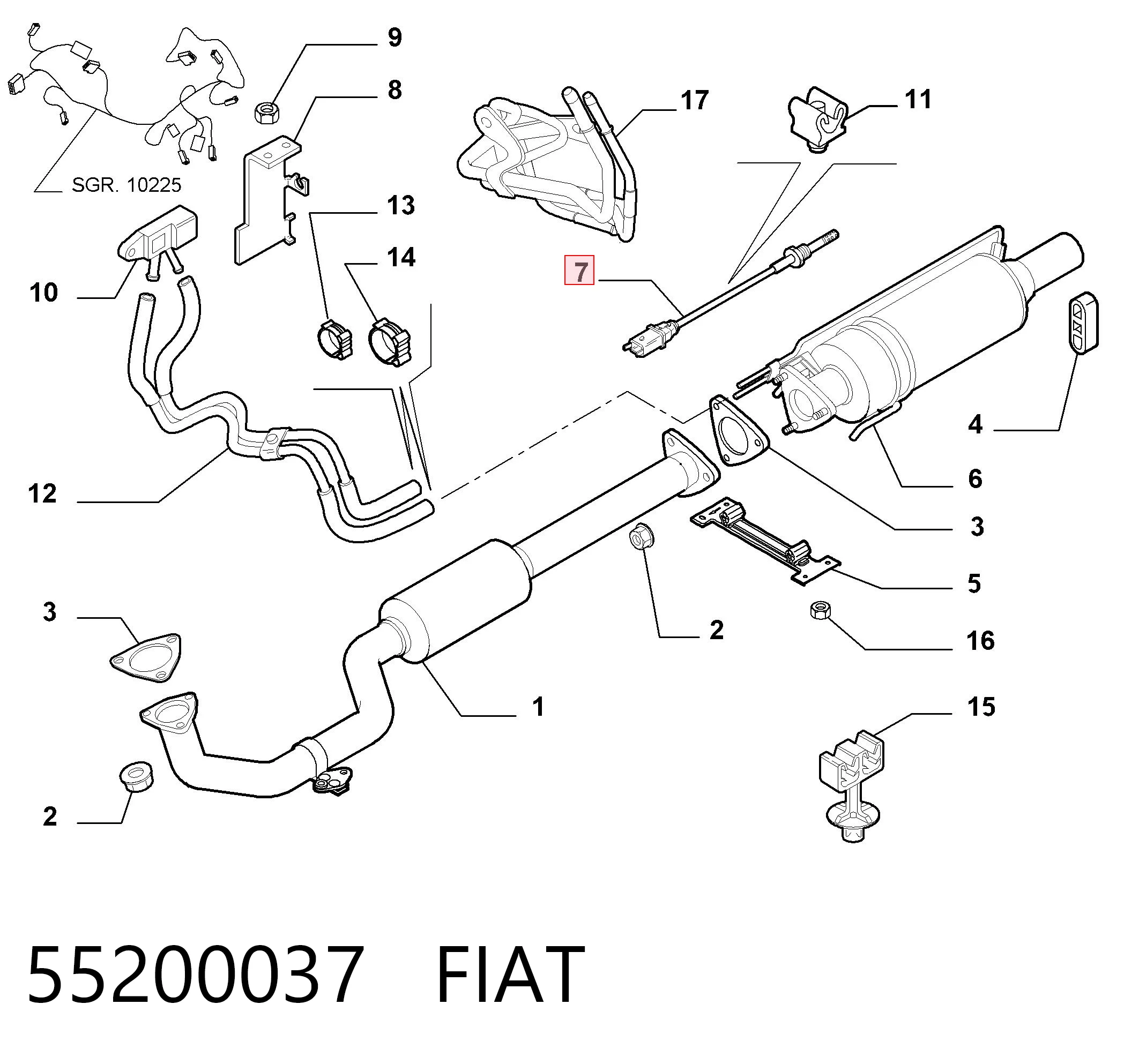 55200037 Fiat/Alfa/Lancia
