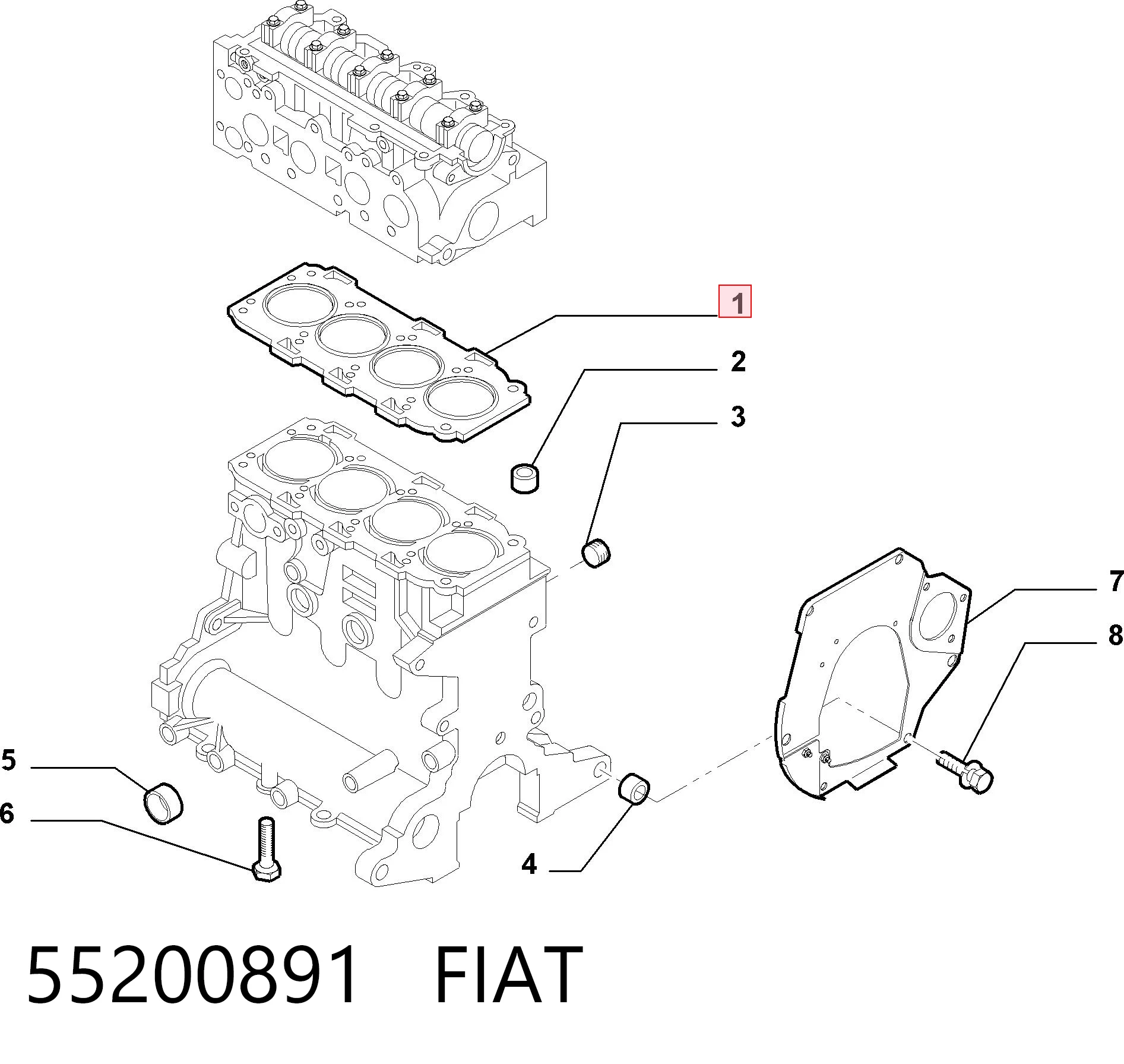 Empaque de culata Fiat Stilo  hatchback comprar en España